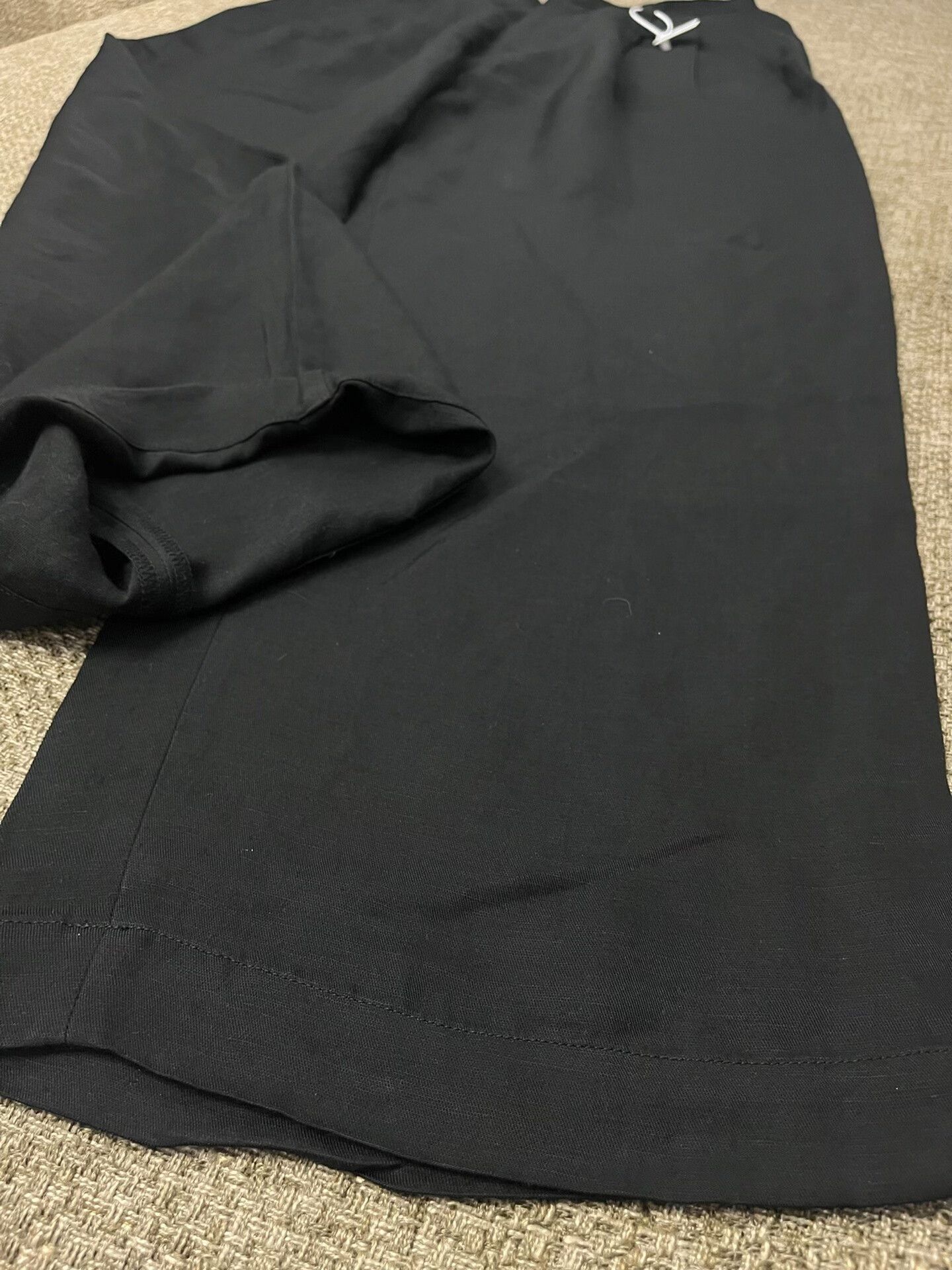 Stein Lightweight Black Twill Wide Easy Pants Size US 30 / EU 46 - 3 Thumbnail