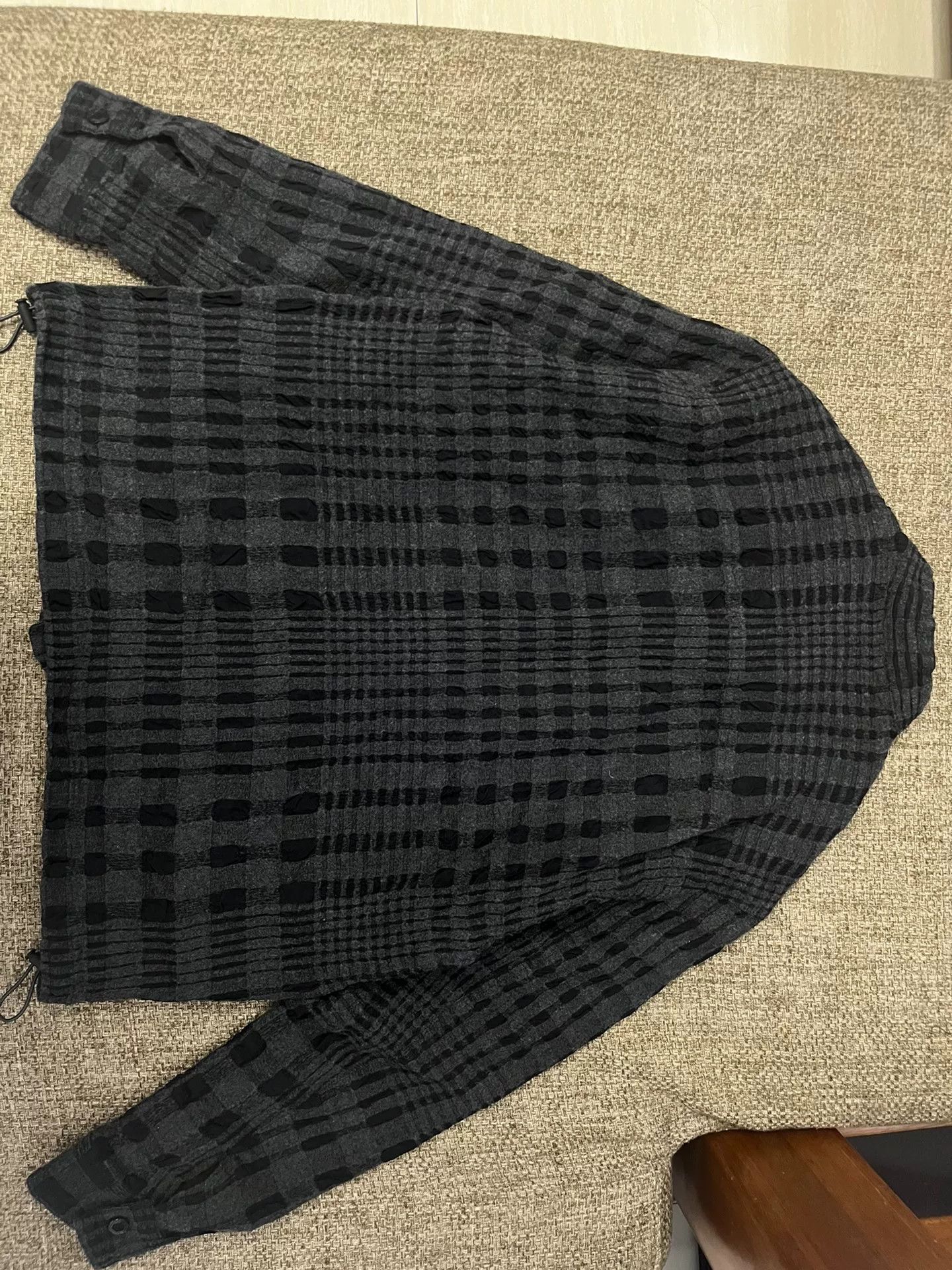 LONE WOLF Wool Plaid Coat for Unisex Wear Size S / US 4 / IT 40 - 2 Thumbnail