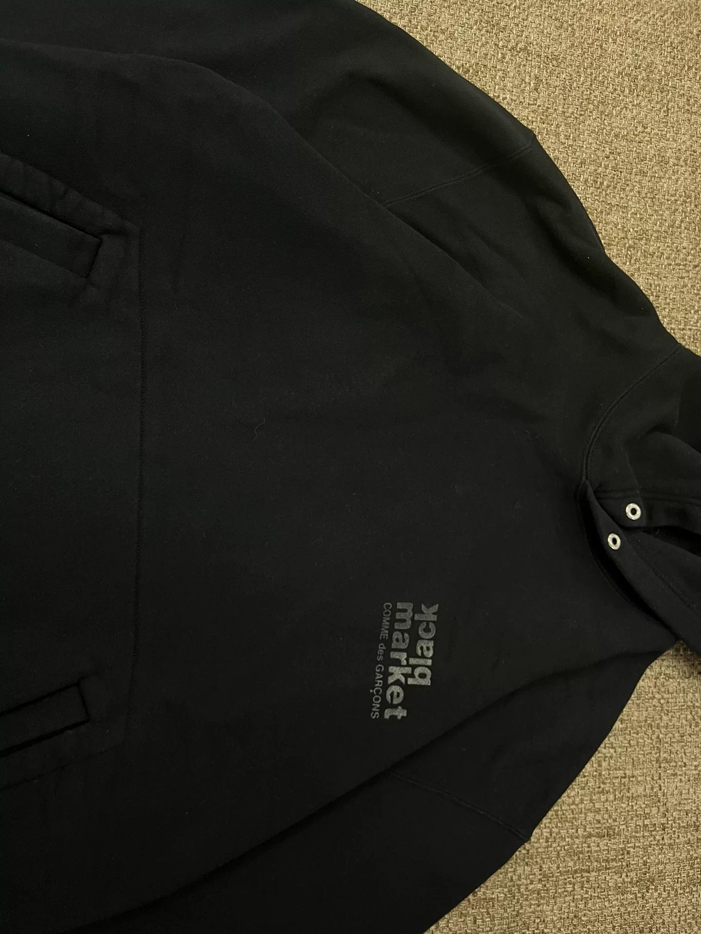 Comme des Garcons Comme des Garçons x Stussy Black Market Hoodie Size US XL / EU 56 / 4 - 3 Thumbnail