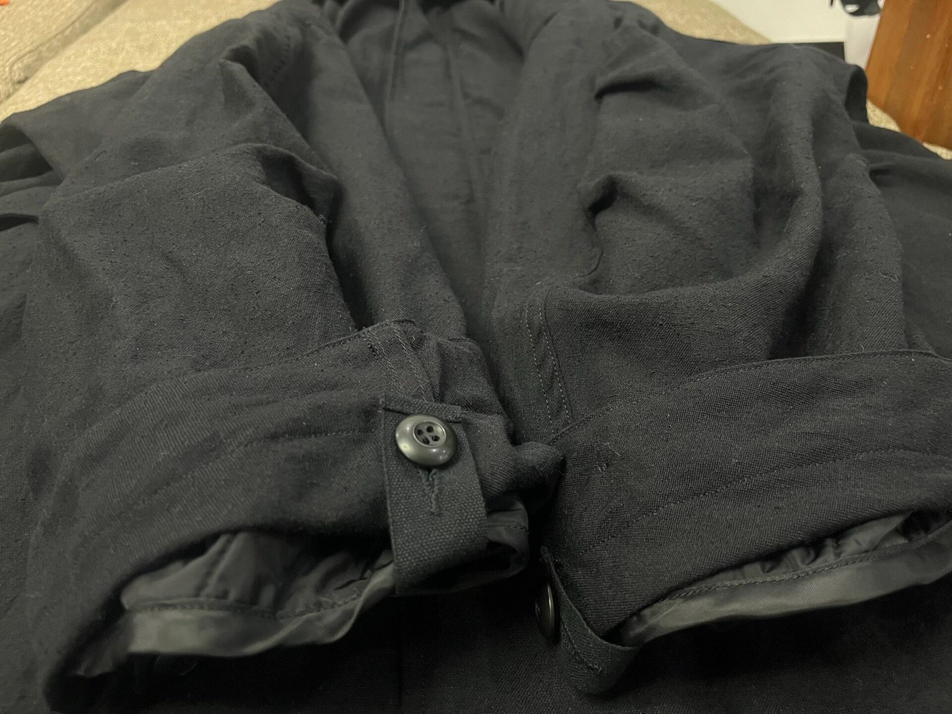 Japanese Brand Leno 23aw Layered Parka Coat Size US M / EU 48-50 / 2 - 5 Thumbnail