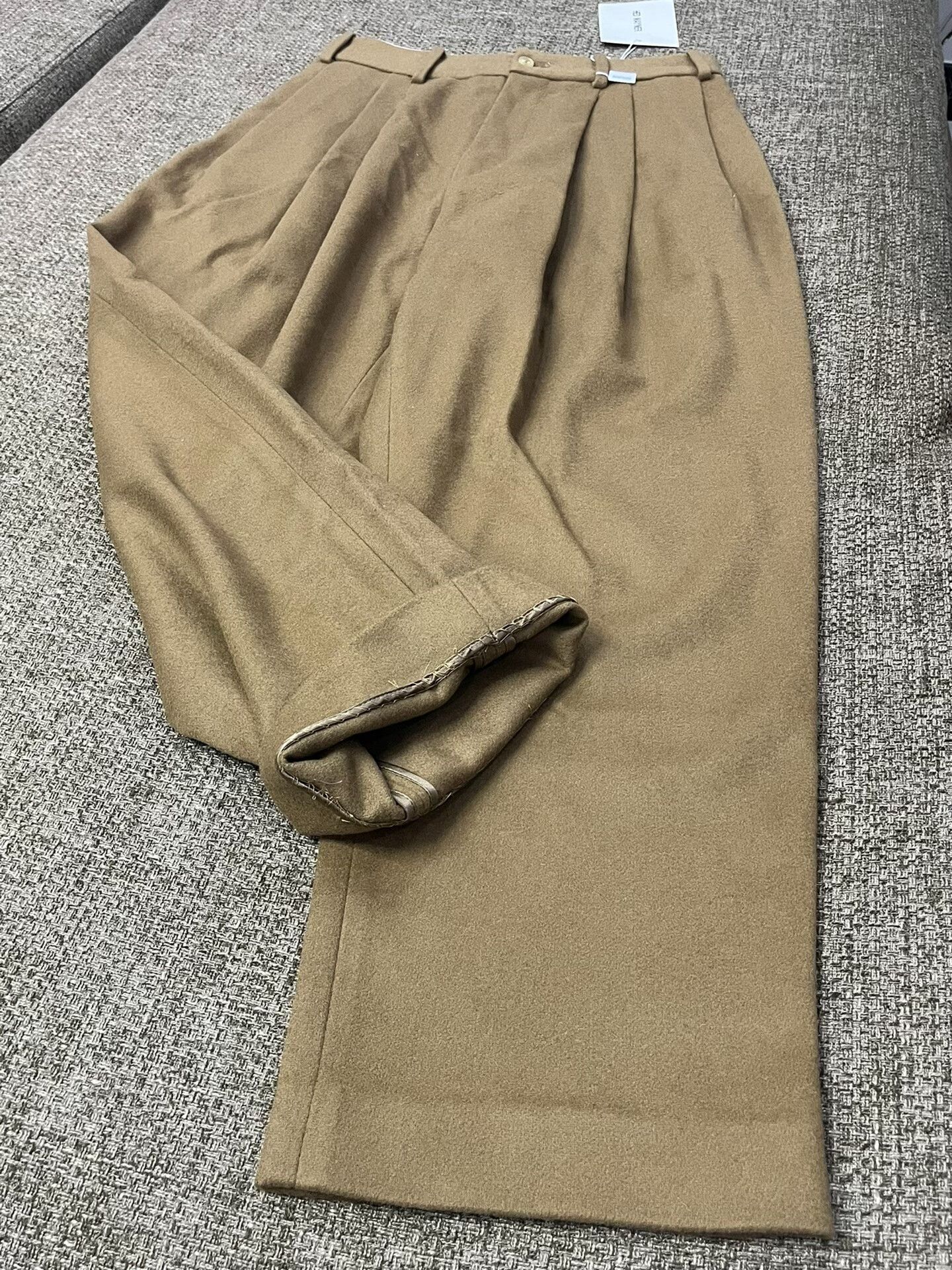 Hed Mayner HED Mayner Wool Pleated Casual Pants Size US 26 / EU 42 - 4 Thumbnail