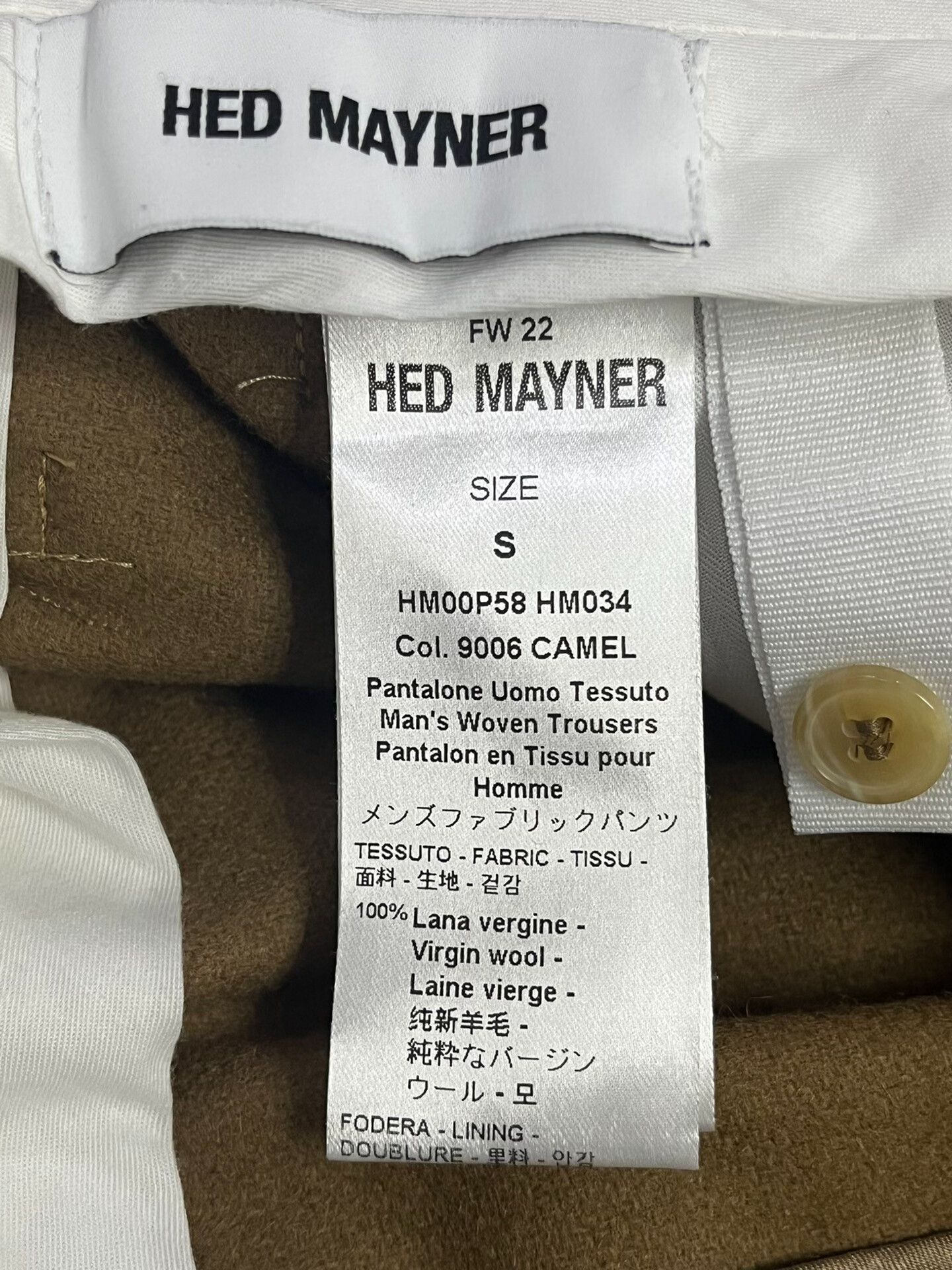 Hed Mayner HED Mayner Wool Pleated Casual Pants Size US 26 / EU 42 - 7 Thumbnail