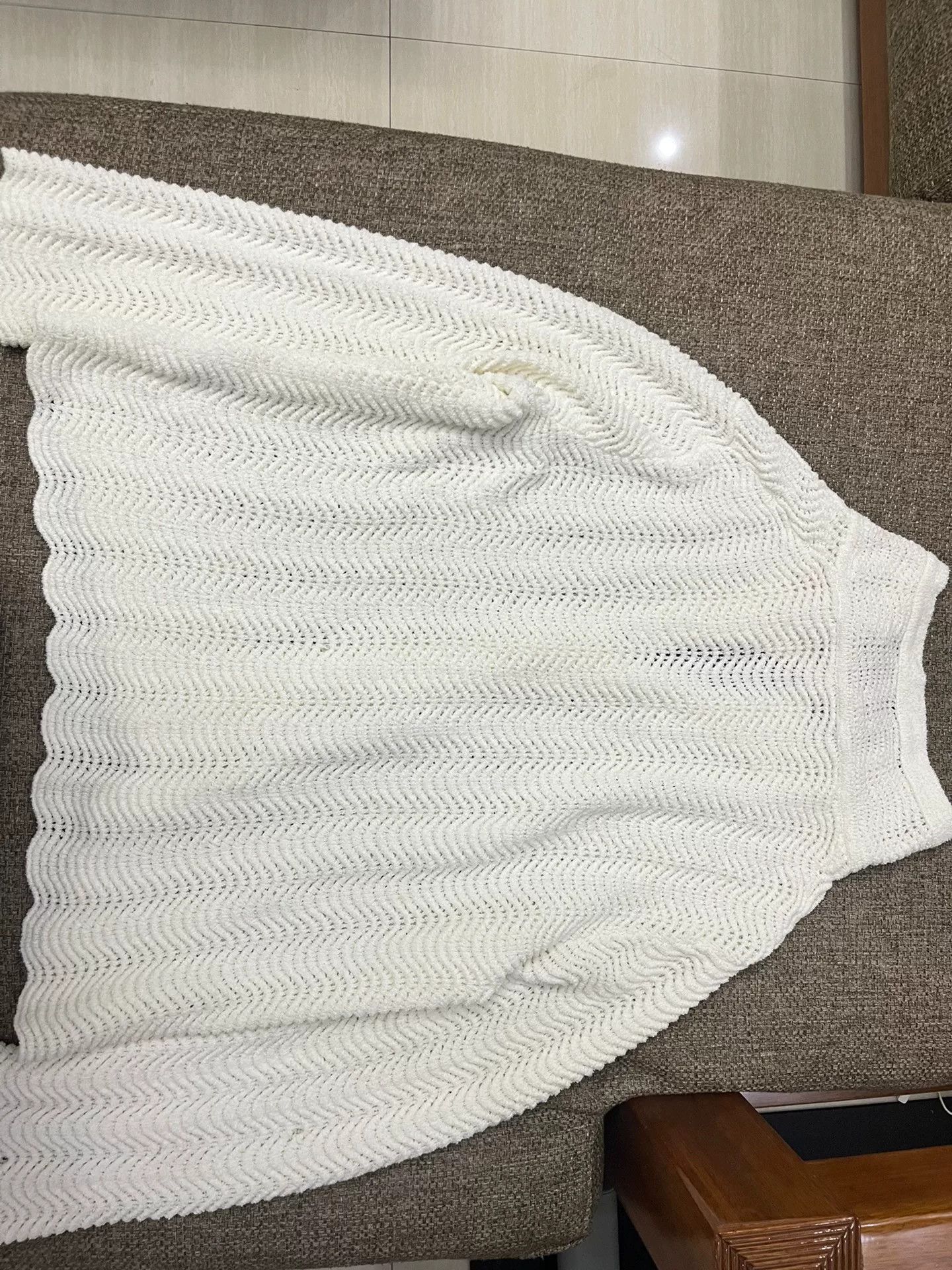 Casablanca Casablanca White Knit Sweater Size XXL / US 16-18 / IT 52-54 - 4 Thumbnail