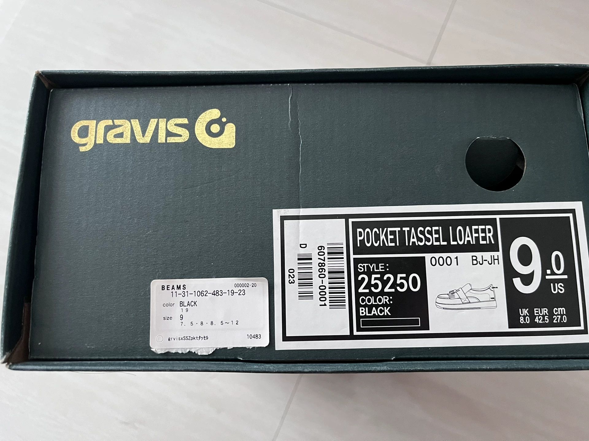 Gravis BEAMS SSZ x GRAVIS Suede Skate Shoes Size US 9.5 / EU 42-43 - 9 Thumbnail
