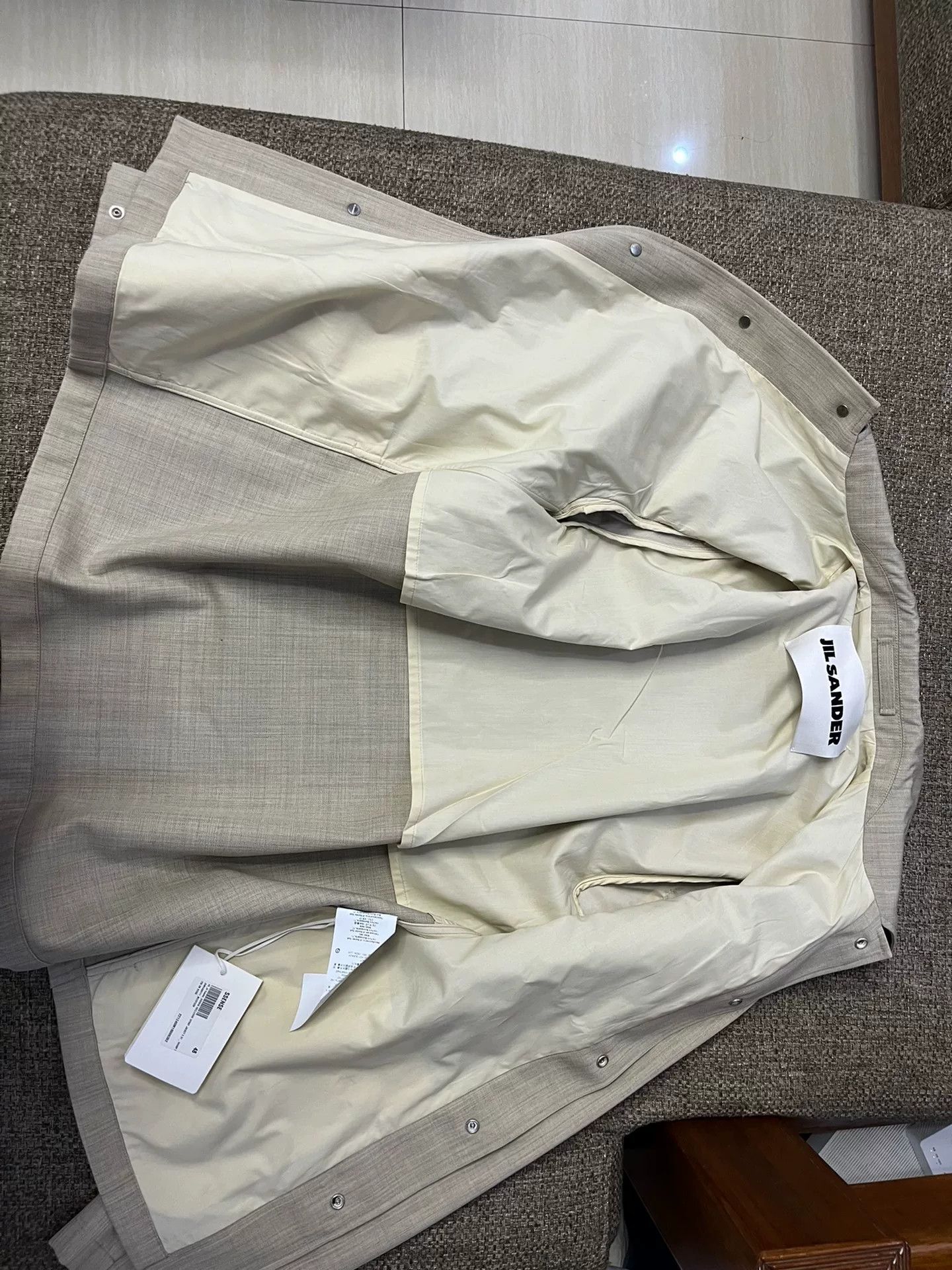 Jil Sander Jil Sander Wool Jacket with Big Pockets Size US L / EU 52-54 / 3 - 5 Thumbnail