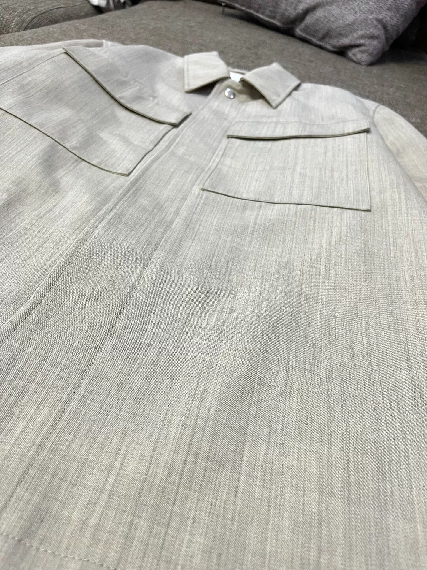Jil Sander Jil Sander Wool Jacket with Big Pockets Size US L / EU 52-54 / 3 - 3 Thumbnail