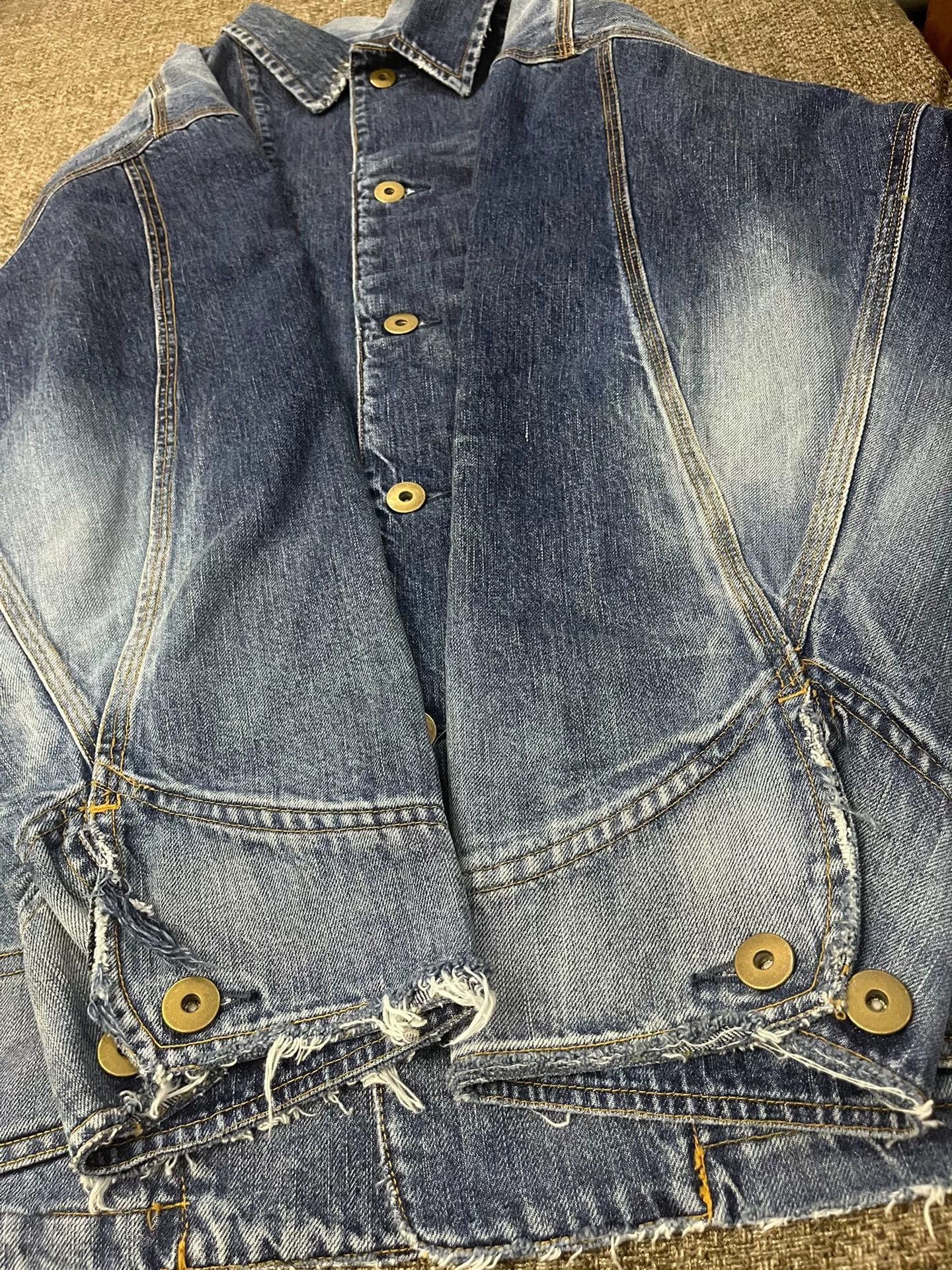 Japanese Brand KAMIYA 23AW Denim Coverall Jacket Size US M / EU 48-50 / 2 - 4 Thumbnail