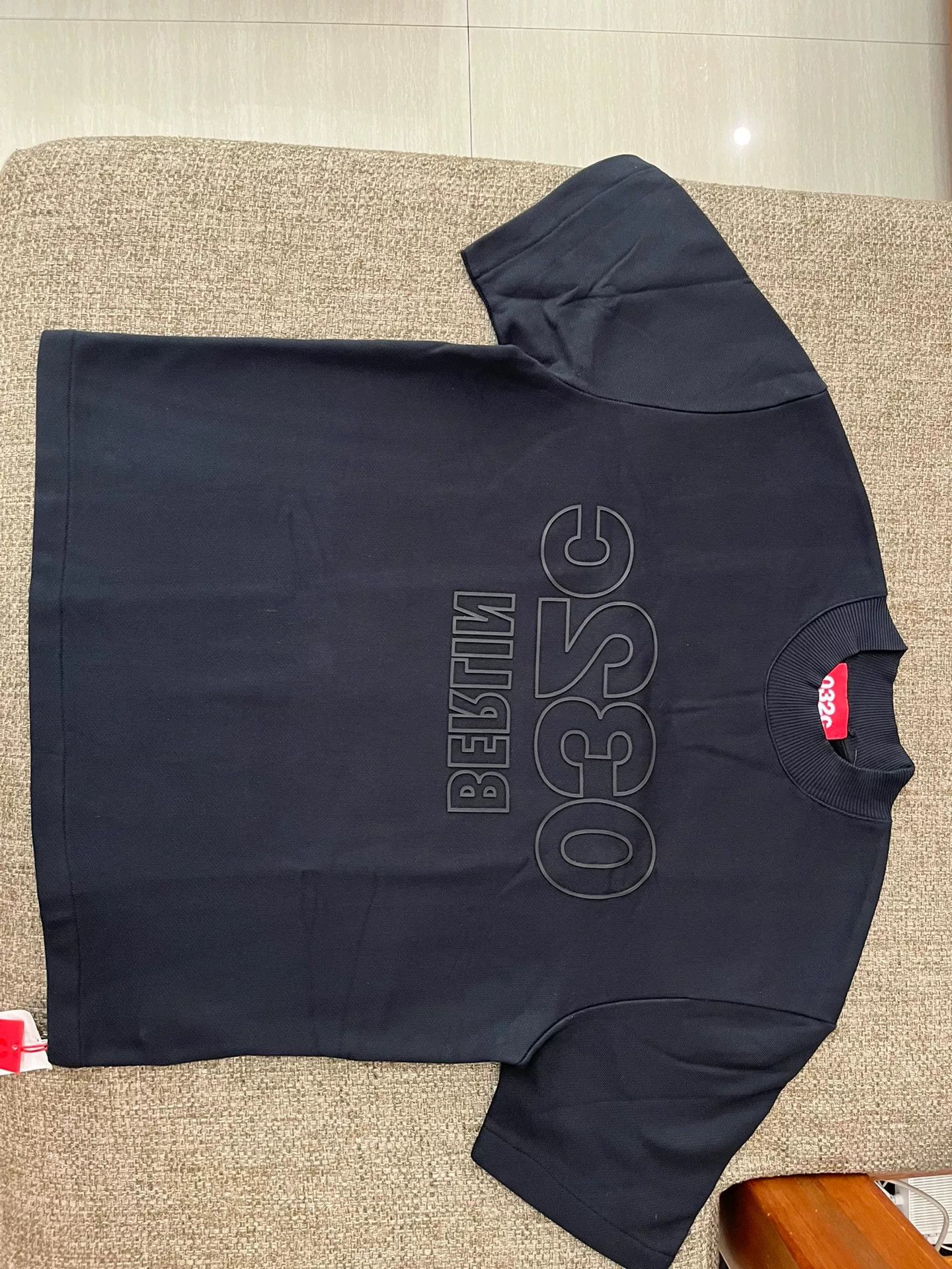 032c 032C Dark Logo Short Sleeve Sweatshirt Size US M / EU 48-50 / 2 - 2 Thumbnail