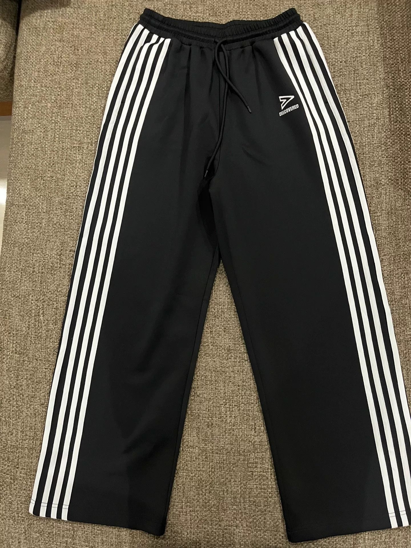 DISCOVERED Black and White Striped Tracksuit Set Size US 28 / EU 44 - 2 Thumbnail