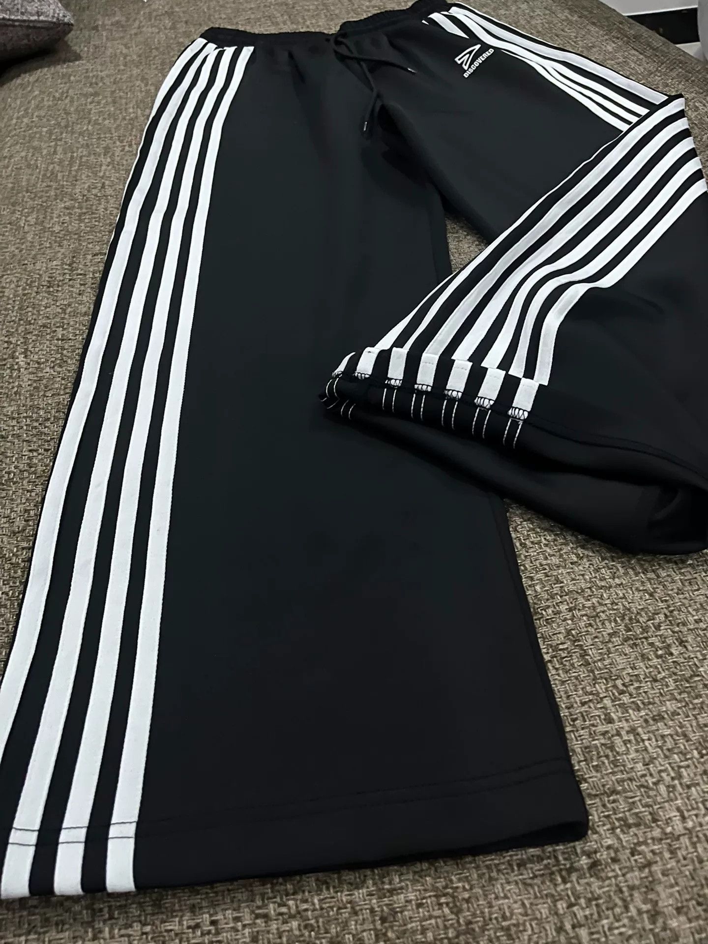 DISCOVERED Black and White Striped Tracksuit Set Size US 28 / EU 44 - 4 Thumbnail