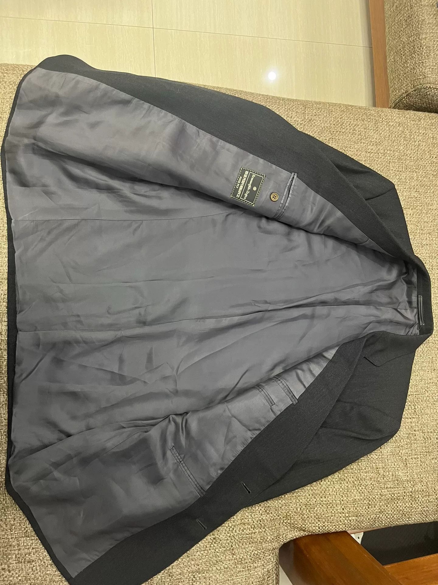 Ermenegildo Zegna Zegna High Performance Wool Suit Jacket Size US M / EU 48-50 / 2 - 2 Thumbnail