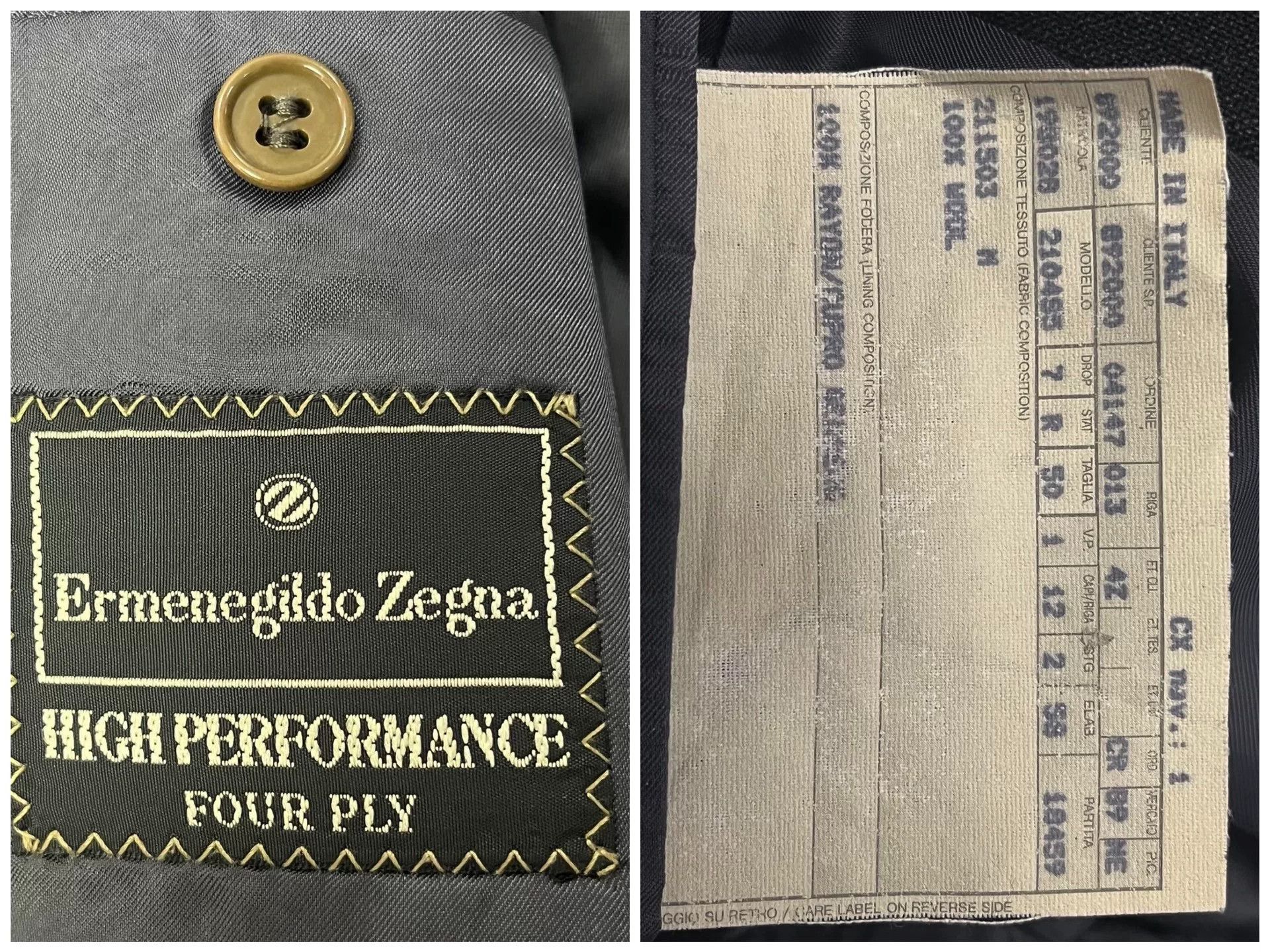 Ermenegildo Zegna Zegna High Performance Wool Suit Jacket Size US M / EU 48-50 / 2 - 8 Thumbnail