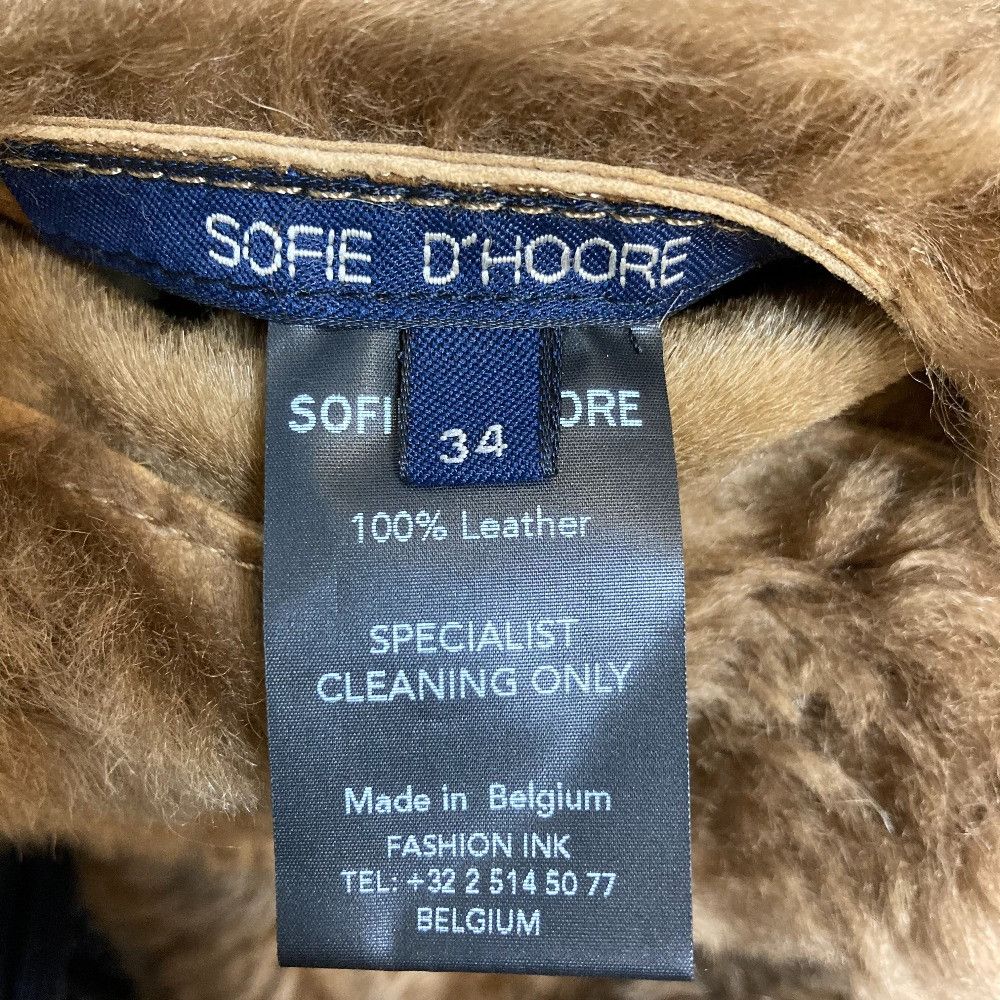 Other Other Sofie D'Hoore Shearling Coat Fur Outerwear DUTY FREE for USA Size ONE SIZE - 7 Thumbnail