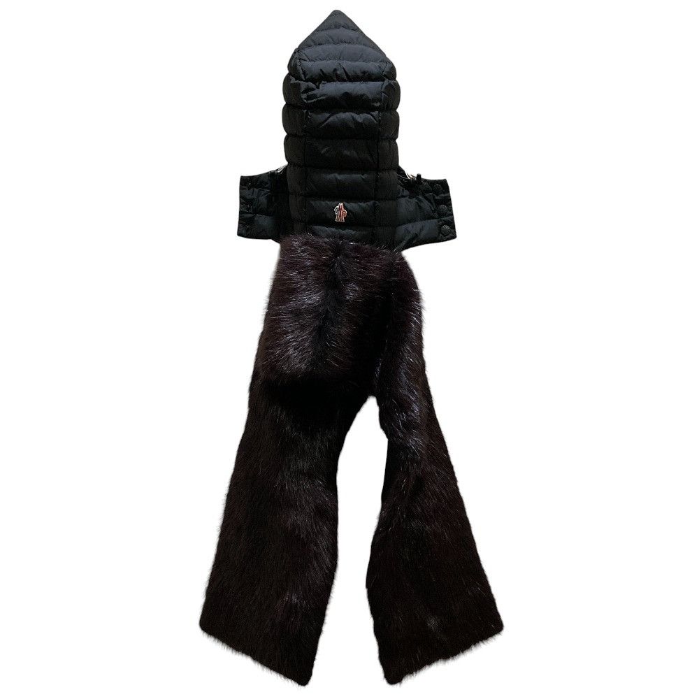 Moncler Moncler Moncler Grenoble SCIARPA Nutria Fur Scarf Hood Fur Scarf DUTY FREE for USA Size ONE SIZE - 2 Thumbnail