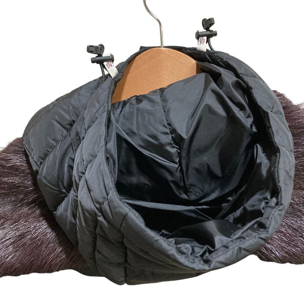 Moncler Moncler Moncler Grenoble SCIARPA Nutria Fur Scarf Hood Fur Scarf DUTY FREE for USA Size ONE SIZE - 6 Thumbnail