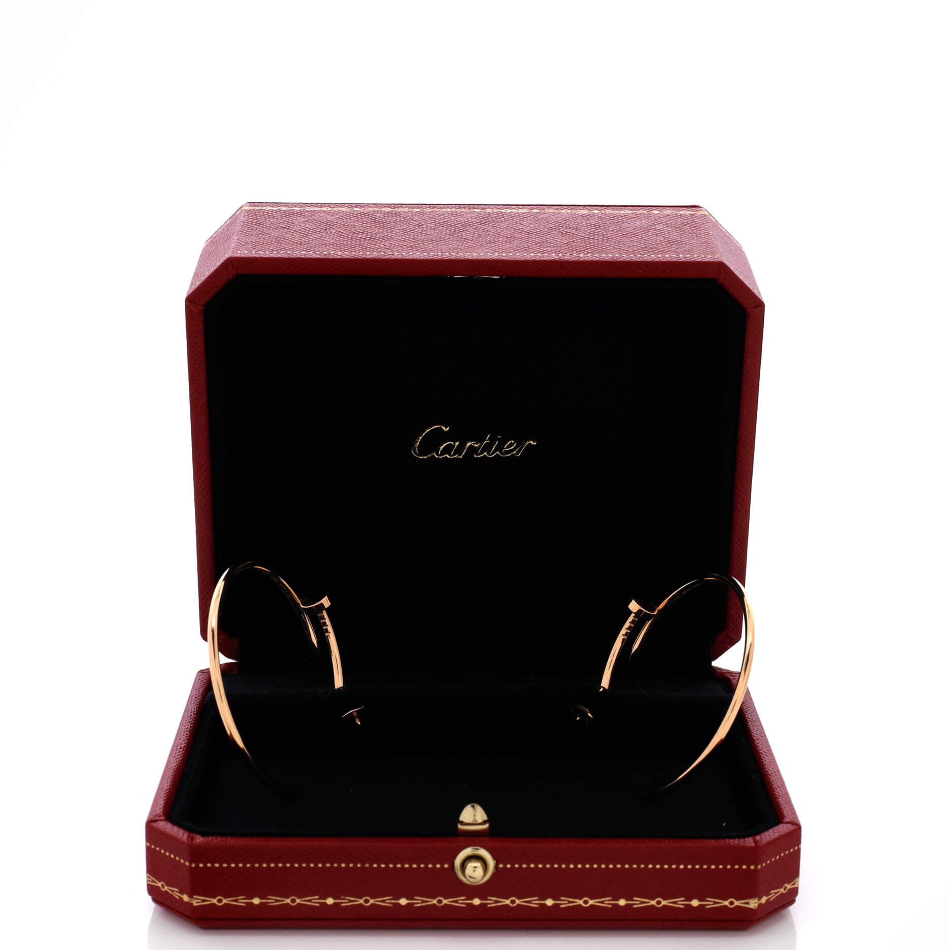 Cartier Juste un Clou Hoop Earrings Size ONE SIZE - 2 Thumbnail
