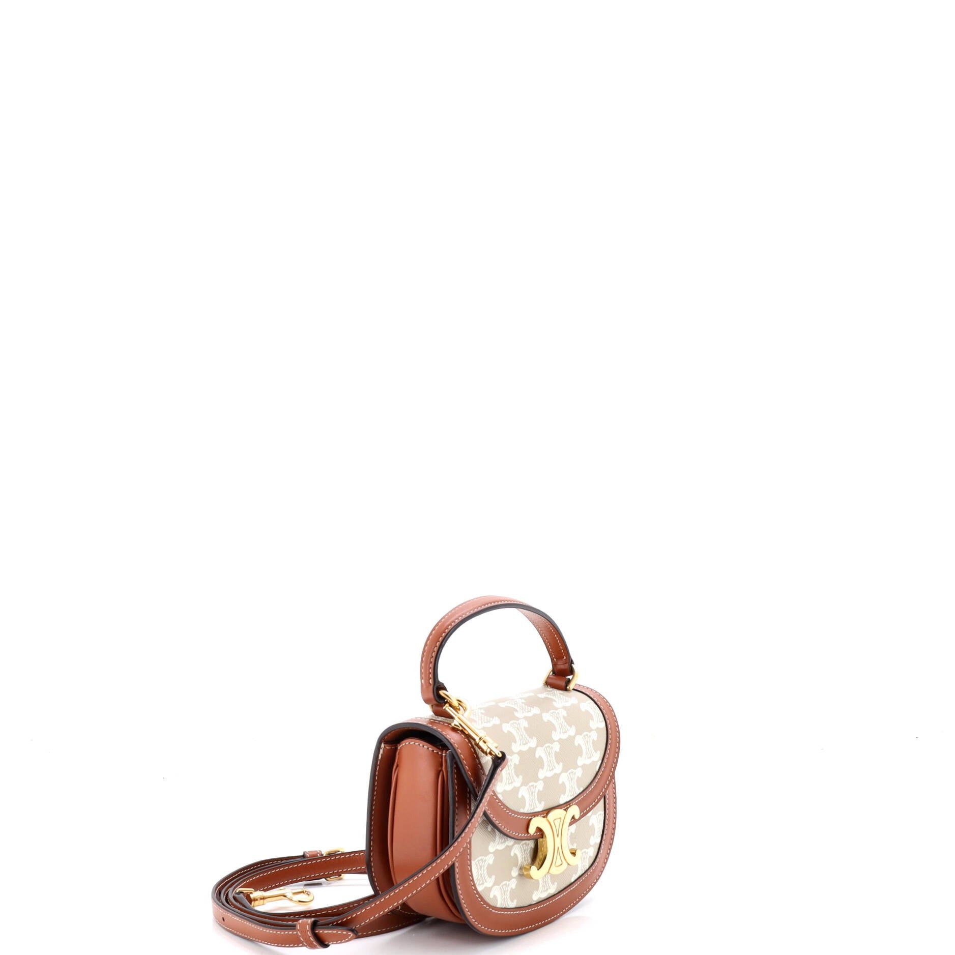 Celine Triomphe Besace Clea Top Handle Flap Bag Size ONE SIZE - 2 Thumbnail