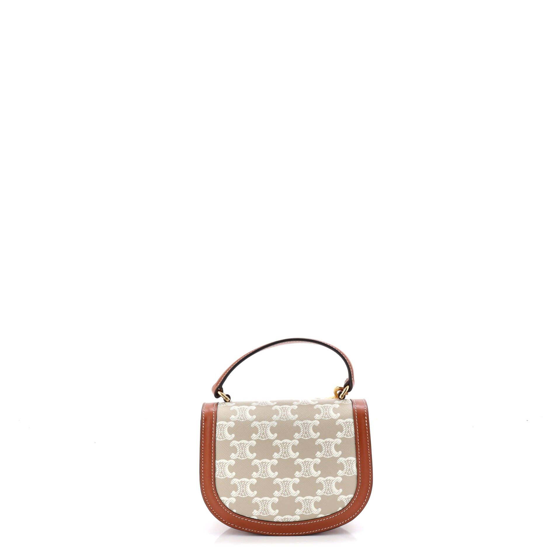 Celine Triomphe Besace Clea Top Handle Flap Bag Size ONE SIZE - 3 Thumbnail