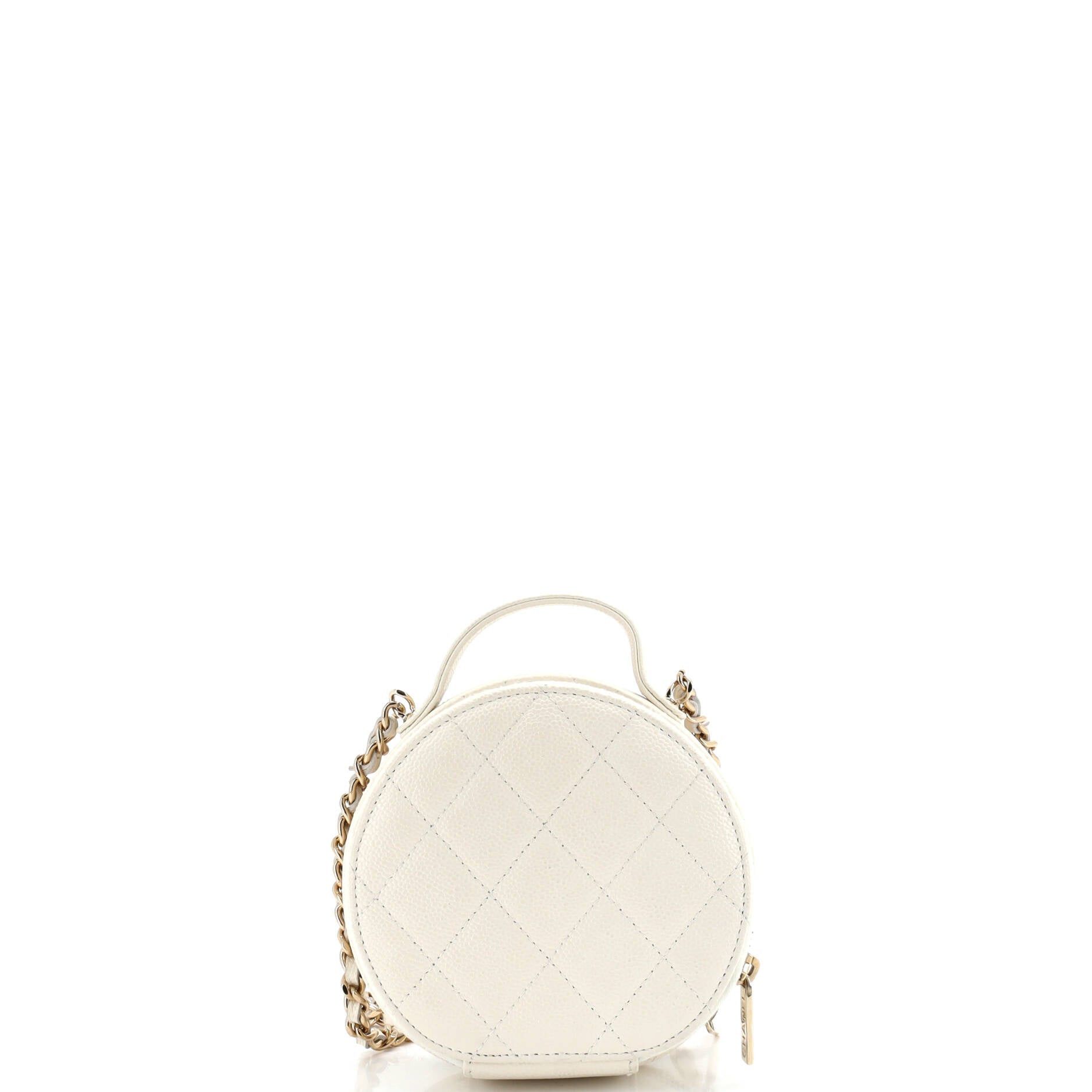 Chanel Handle with Care Round Vanity Case with Chain Size ONE SIZE - 4 Thumbnail