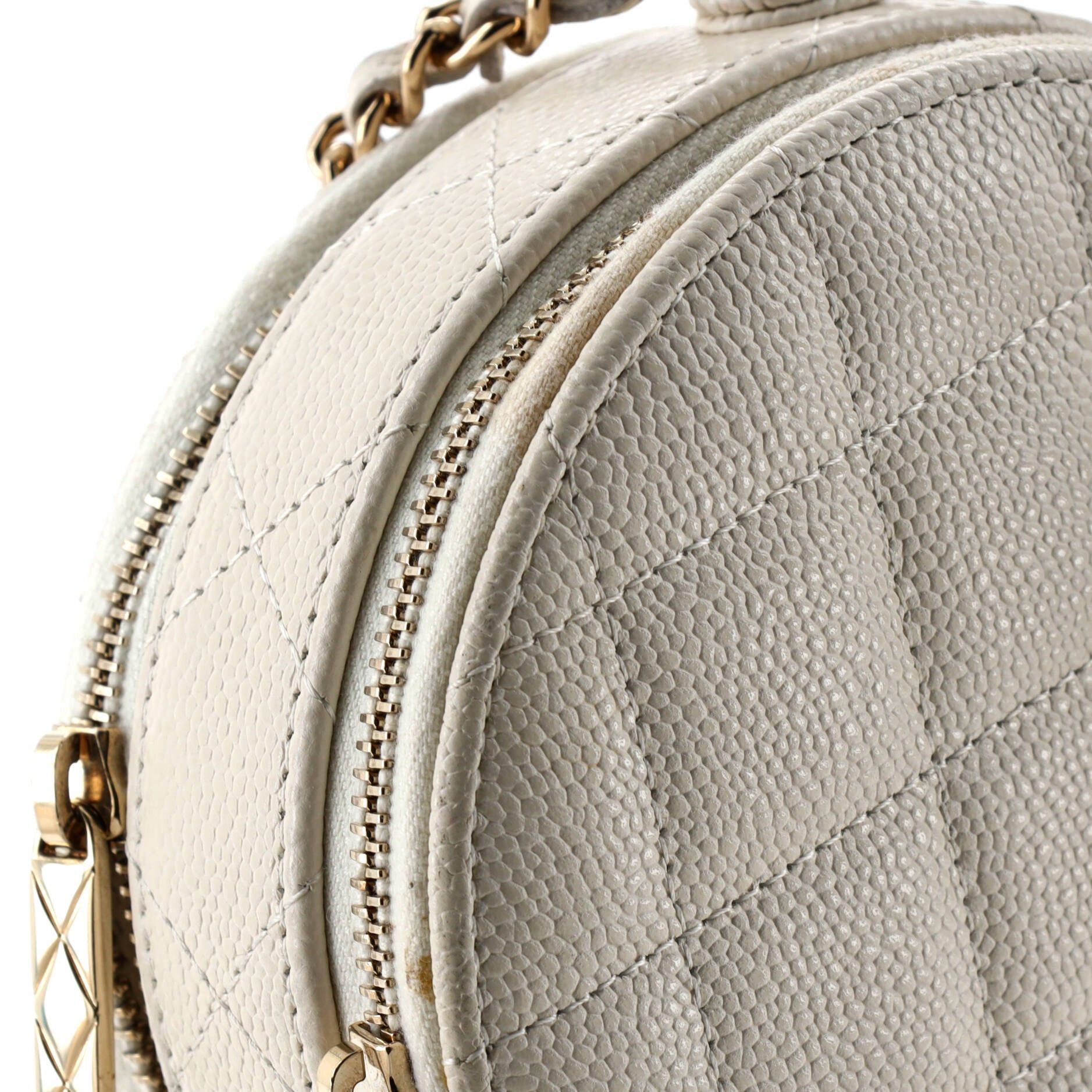 Chanel Handle with Care Round Vanity Case with Chain Size ONE SIZE - 7 Thumbnail