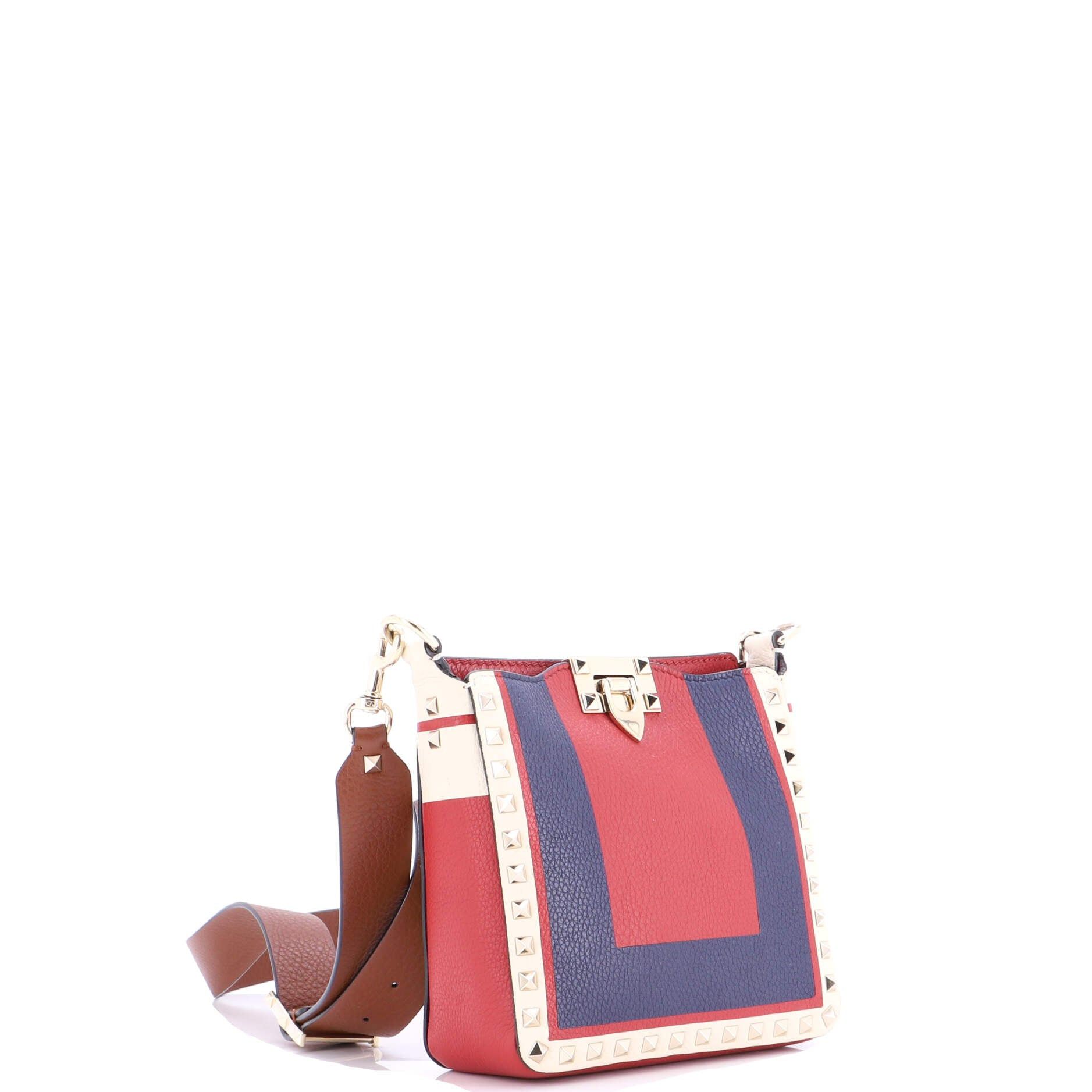 Valentino Rockstud Flip Lock Messenger Bag Size ONE SIZE - 2 Thumbnail
