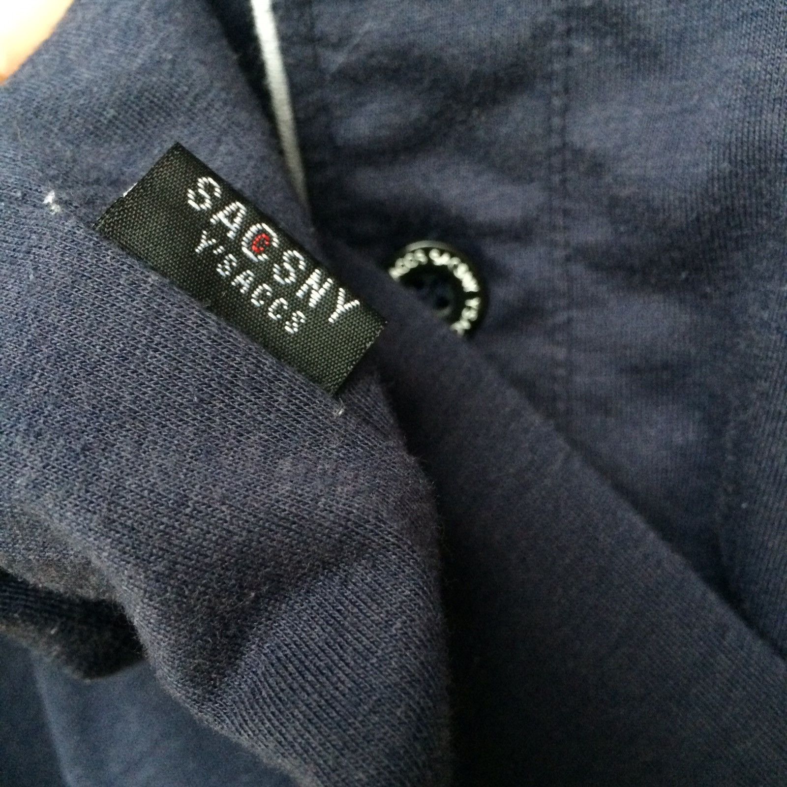 Yohji Yamamoto SACSNY Y'S ACCS cropped button tshirt Size US M / EU 48-50 / 2 - 4 Thumbnail