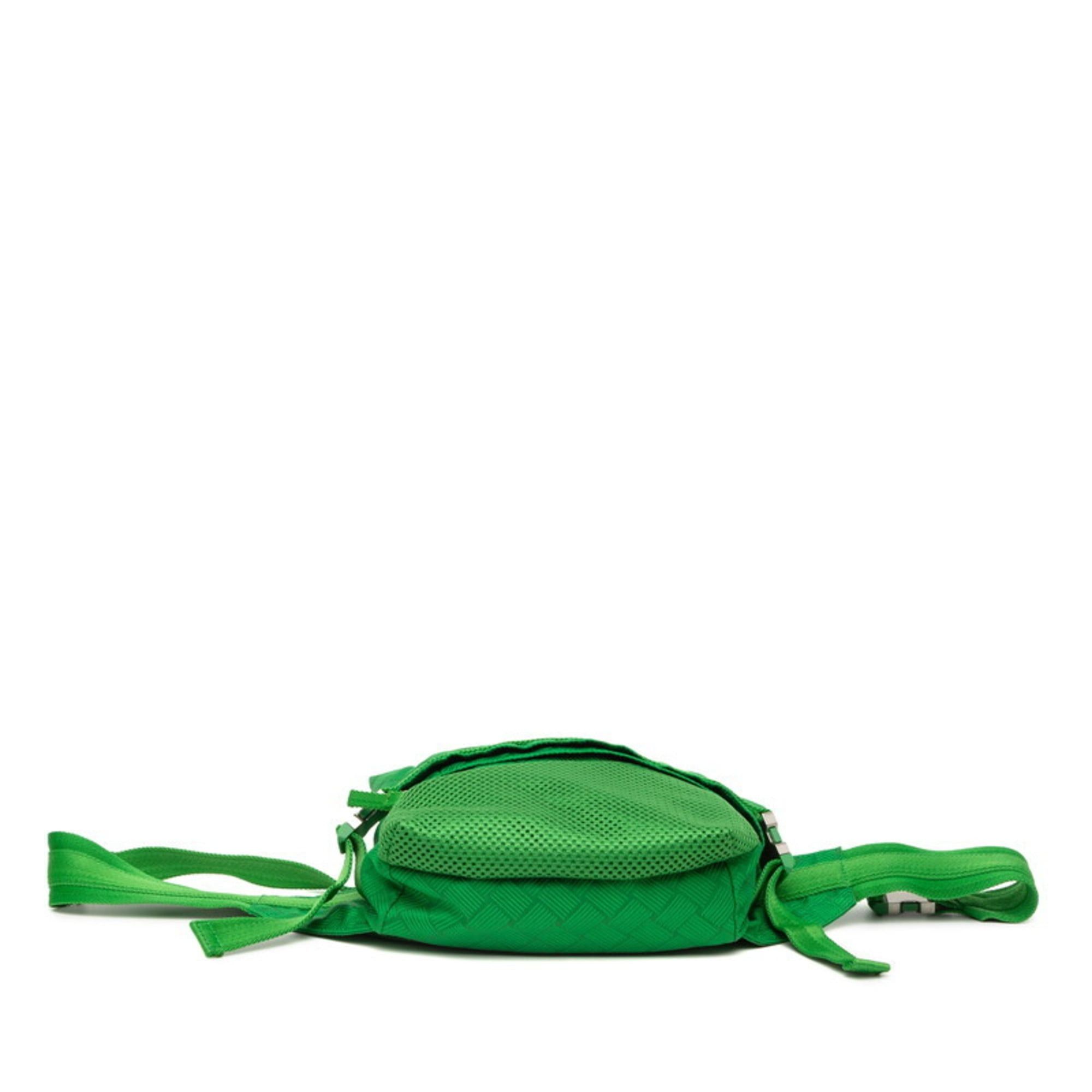 Bottega Veneta Bottega Veneta Intrecciato Body Bag Green Nylon Women's BOTTEGAVENETA Size ONE SIZE - 3 Thumbnail