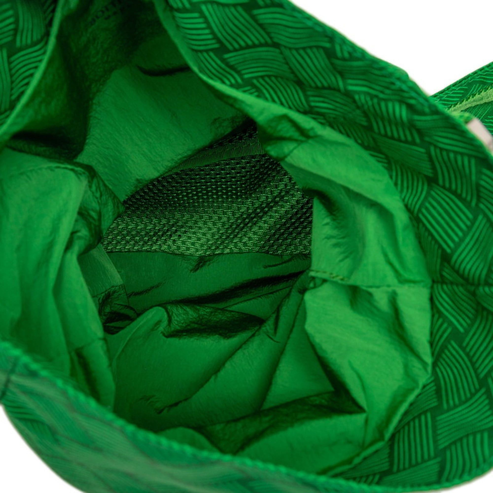 Bottega Veneta Bottega Veneta Intrecciato Body Bag Green Nylon Women's BOTTEGAVENETA Size ONE SIZE - 4 Thumbnail