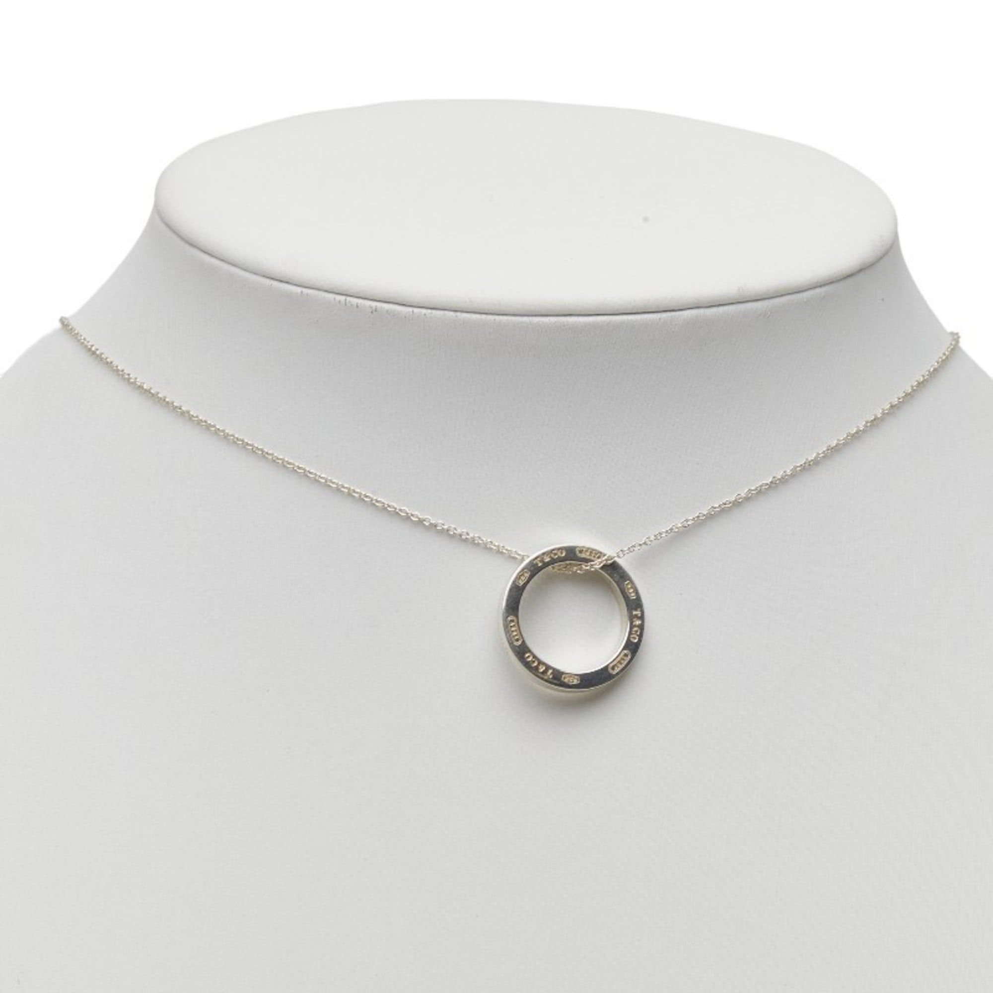 Tiffany & Co. Tiffany 1837 Circle Ring Necklace in 925 Sterling Silver for Women. TIFFANY & Co. Size ONE SIZE - 7 Thumbnail
