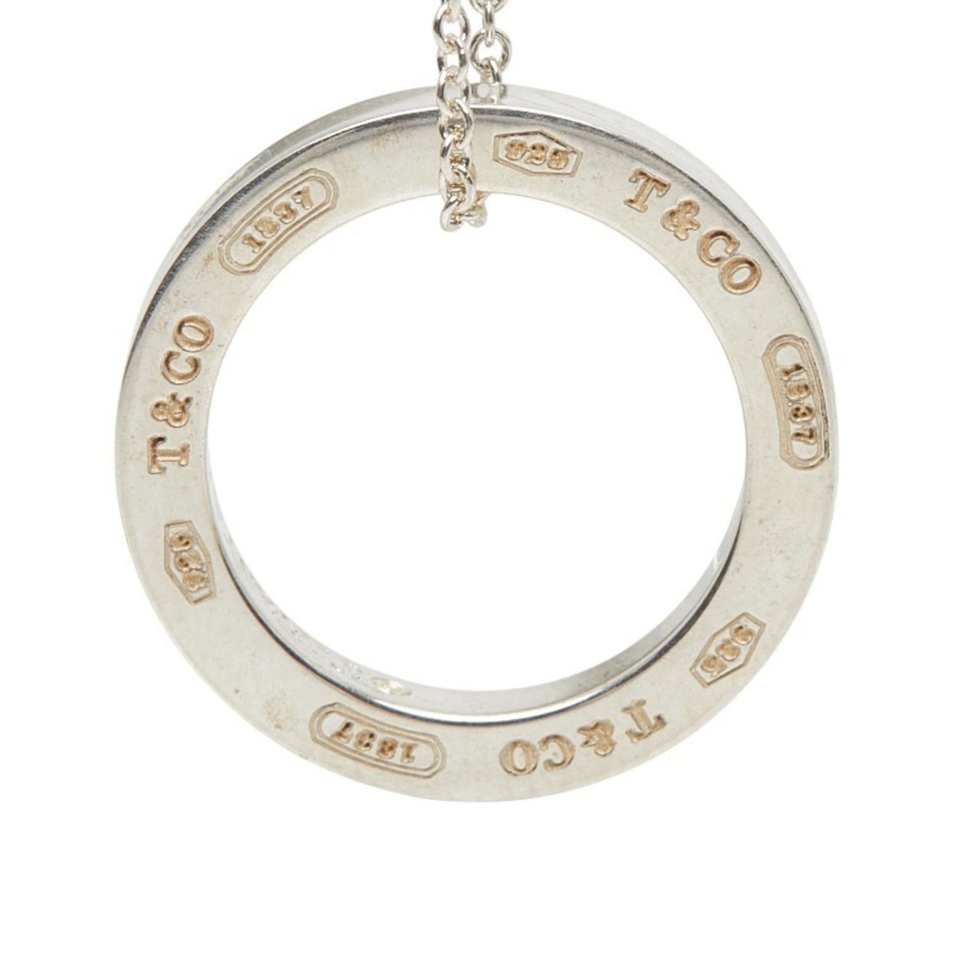 Tiffany & Co. Tiffany 1837 Circle Ring Necklace in 925 Sterling Silver for Women. TIFFANY & Co. Size ONE SIZE - 4 Thumbnail