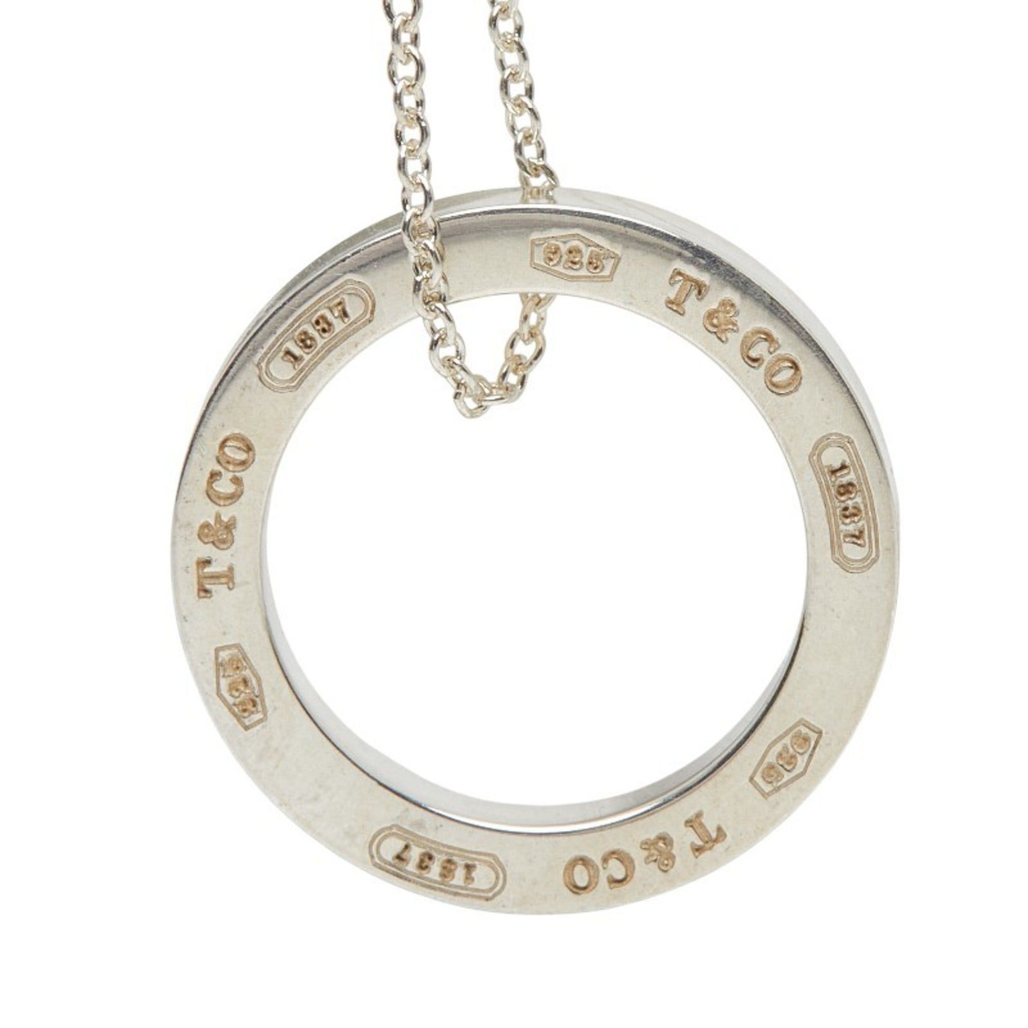 Tiffany & Co. Tiffany 1837 Circle Ring Necklace in 925 Sterling Silver for Women. TIFFANY & Co. Size ONE SIZE - 3 Thumbnail