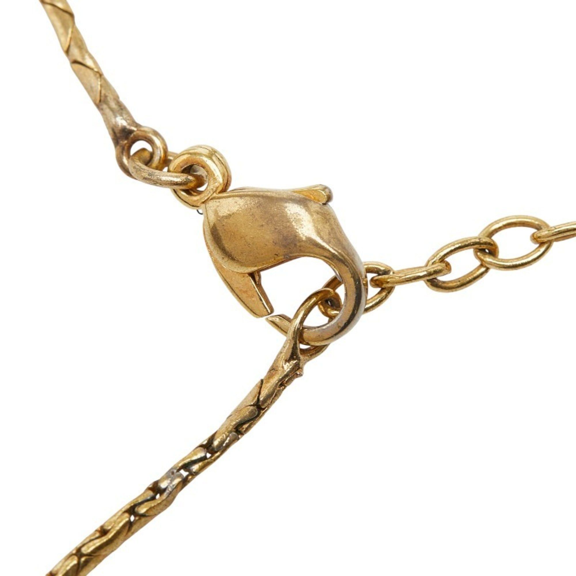 Dior Christian Dior Dior Honeycomb Motif Necklace Metal Women's Size ONE SIZE - 5 Thumbnail