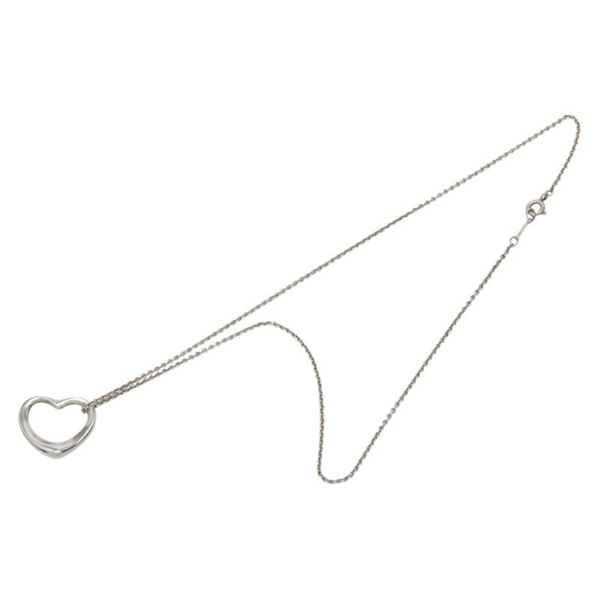 Tiffany & Co. Tiffany & Co. Open Heart Necklace in 925 Sterling Silver for Women. Size ONE SIZE - 4 Thumbnail