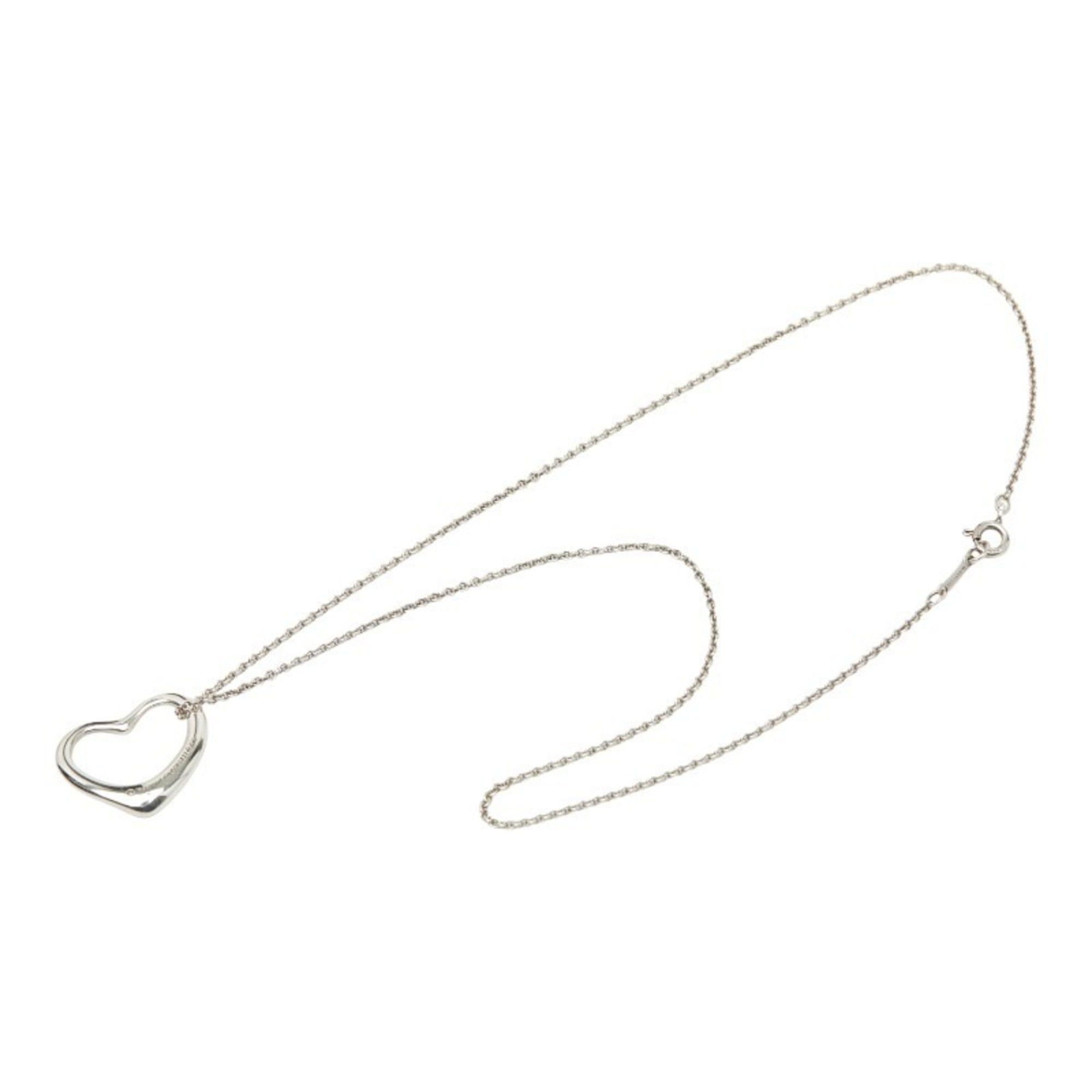 Tiffany & Co. Tiffany & Co. Open Heart Necklace in 925 Sterling Silver for Women. Size ONE SIZE - 5 Thumbnail