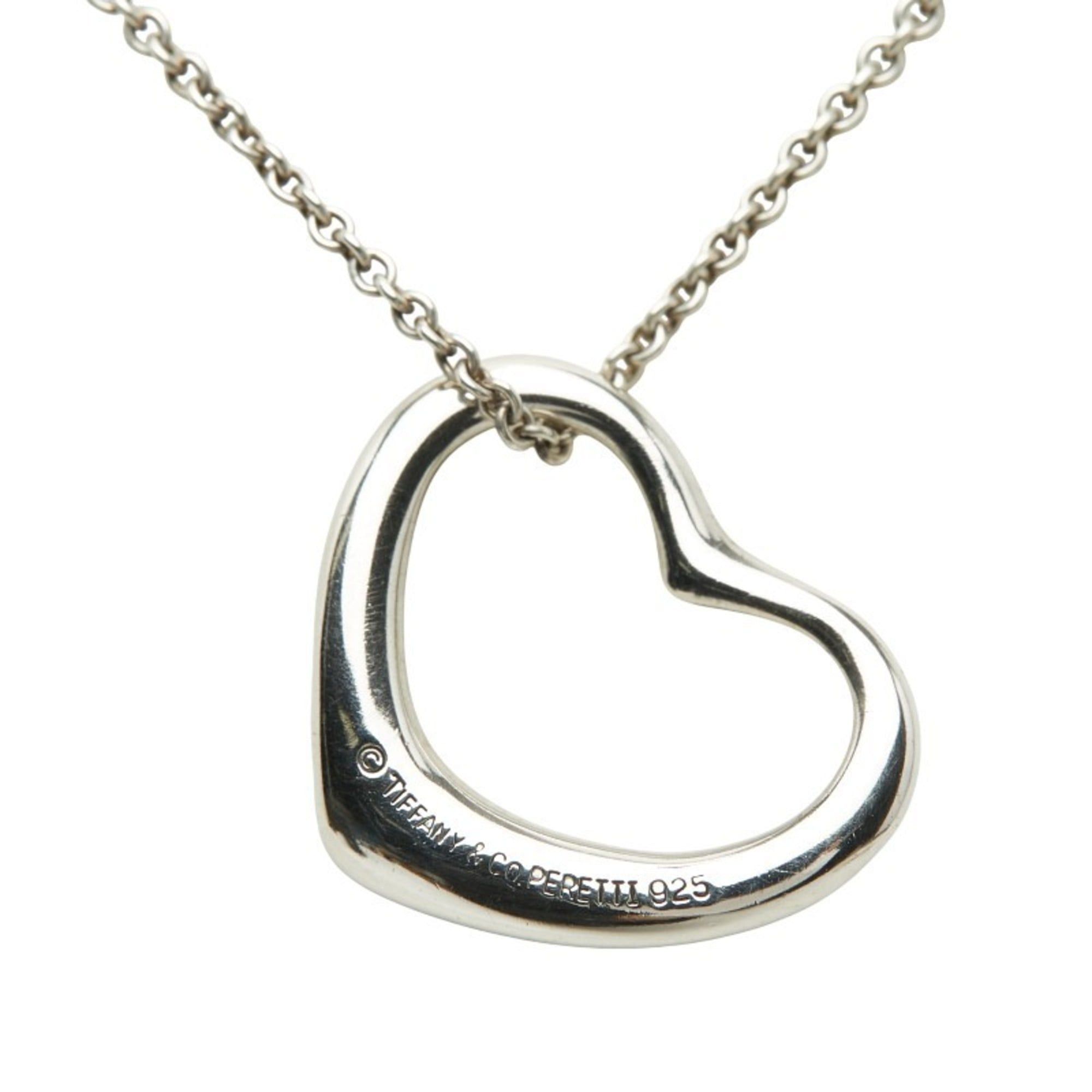 Tiffany & Co. Tiffany & Co. Open Heart Necklace in 925 Sterling Silver for Women. Size ONE SIZE - 3 Thumbnail