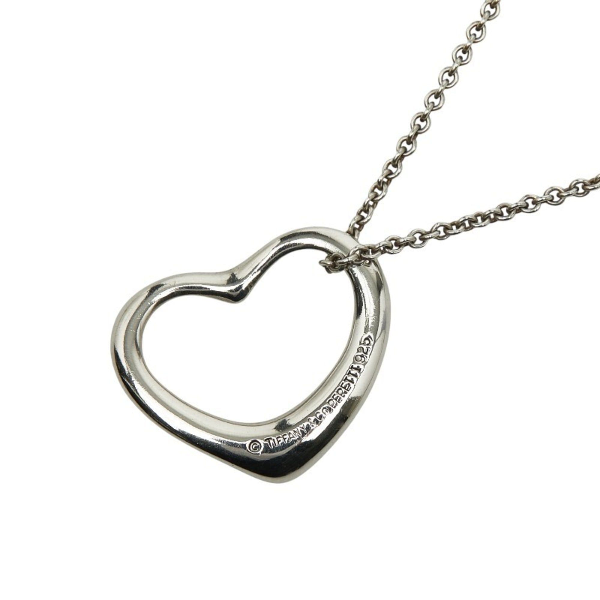 Tiffany & Co. Tiffany & Co. Open Heart Necklace in 925 Sterling Silver for Women. Size ONE SIZE - 2 Thumbnail