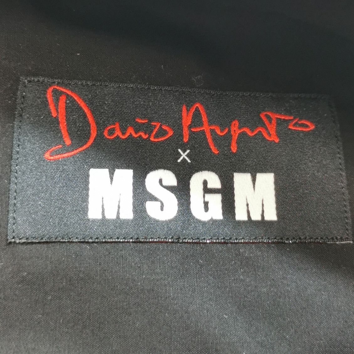 Louis Vuitton MSGMMsgm x Dario Argento Cotton Logo Collar Shirt XS Size US XS / EU 42 / 0 - 13 Thumbnail