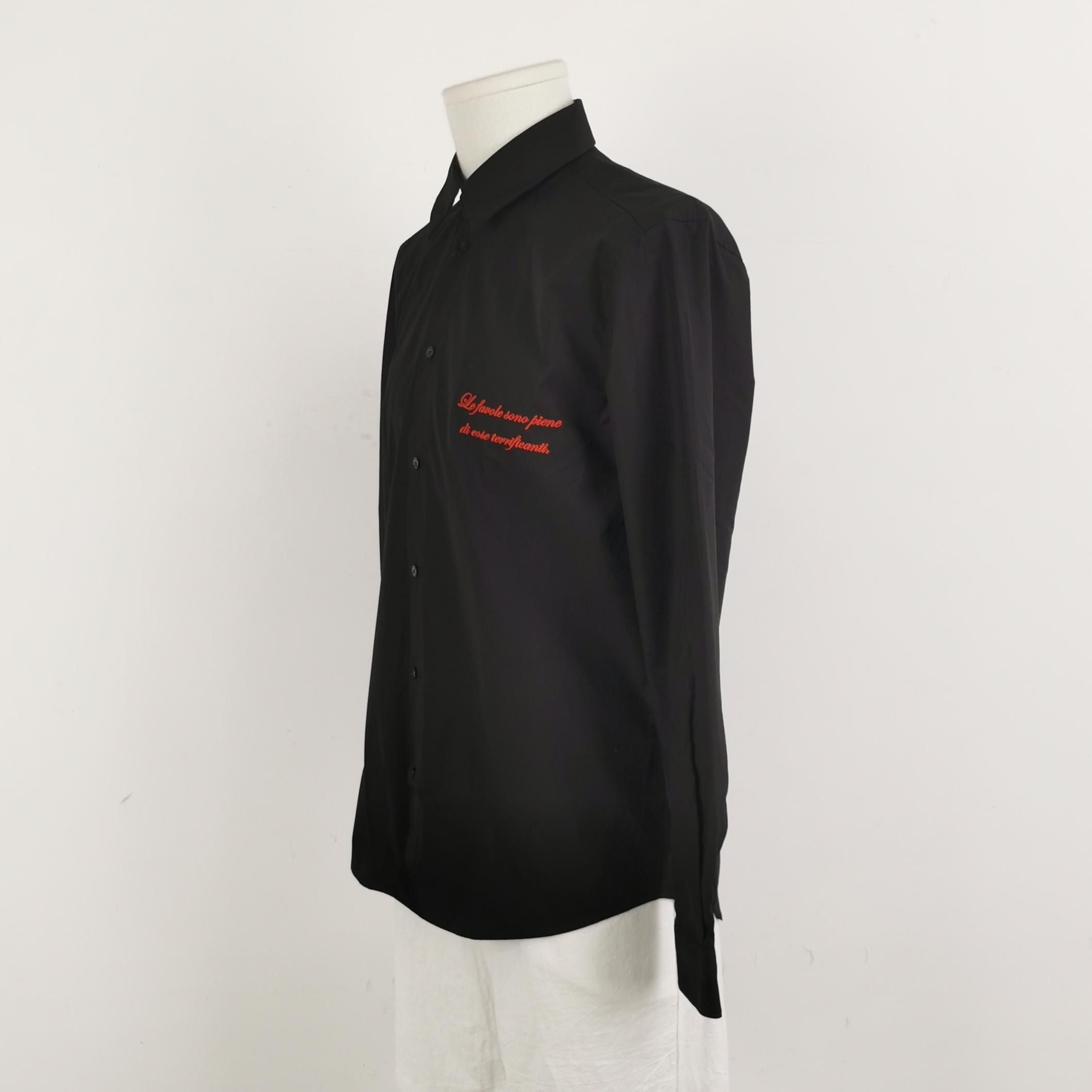 Louis Vuitton MSGMMsgm x Dario Argento Cotton Logo Collar Shirt XS Size US XS / EU 42 / 0 - 4 Thumbnail