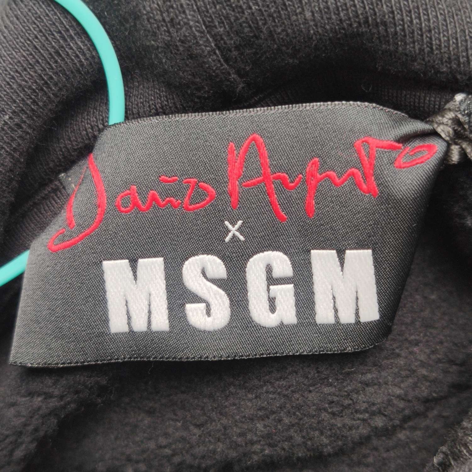 Louis Vuitton MSGM Black Orange Splatter Print Hoodie Size US XS / EU 42 / 0 - 9 Thumbnail