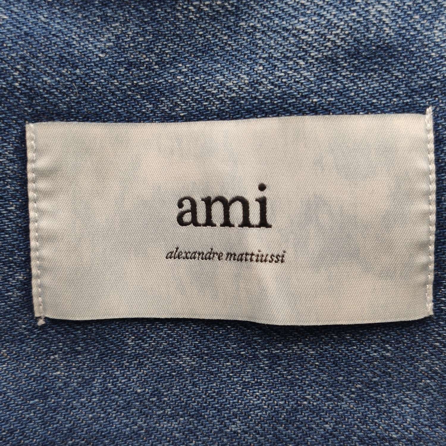 Louis Vuitton AMI Alexandre Mattiussi Denim Heart Shirt L Size US L / EU 52-54 / 3 - 12 Thumbnail
