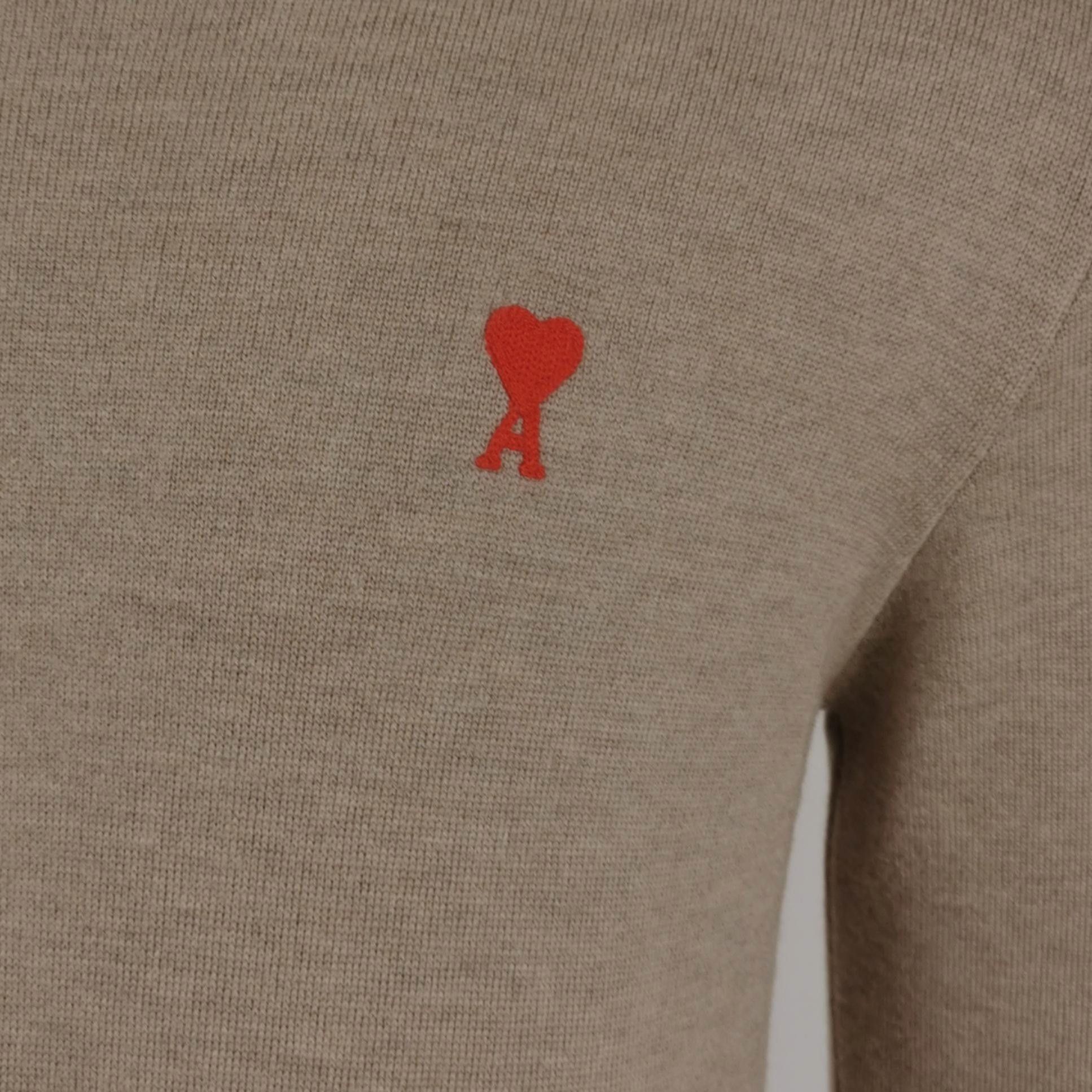 Louis Vuitton AMI Alexandre Mattiussi Wool Heart Round Neck Sweater L Size US L / EU 52-54 / 3 - 6 Thumbnail