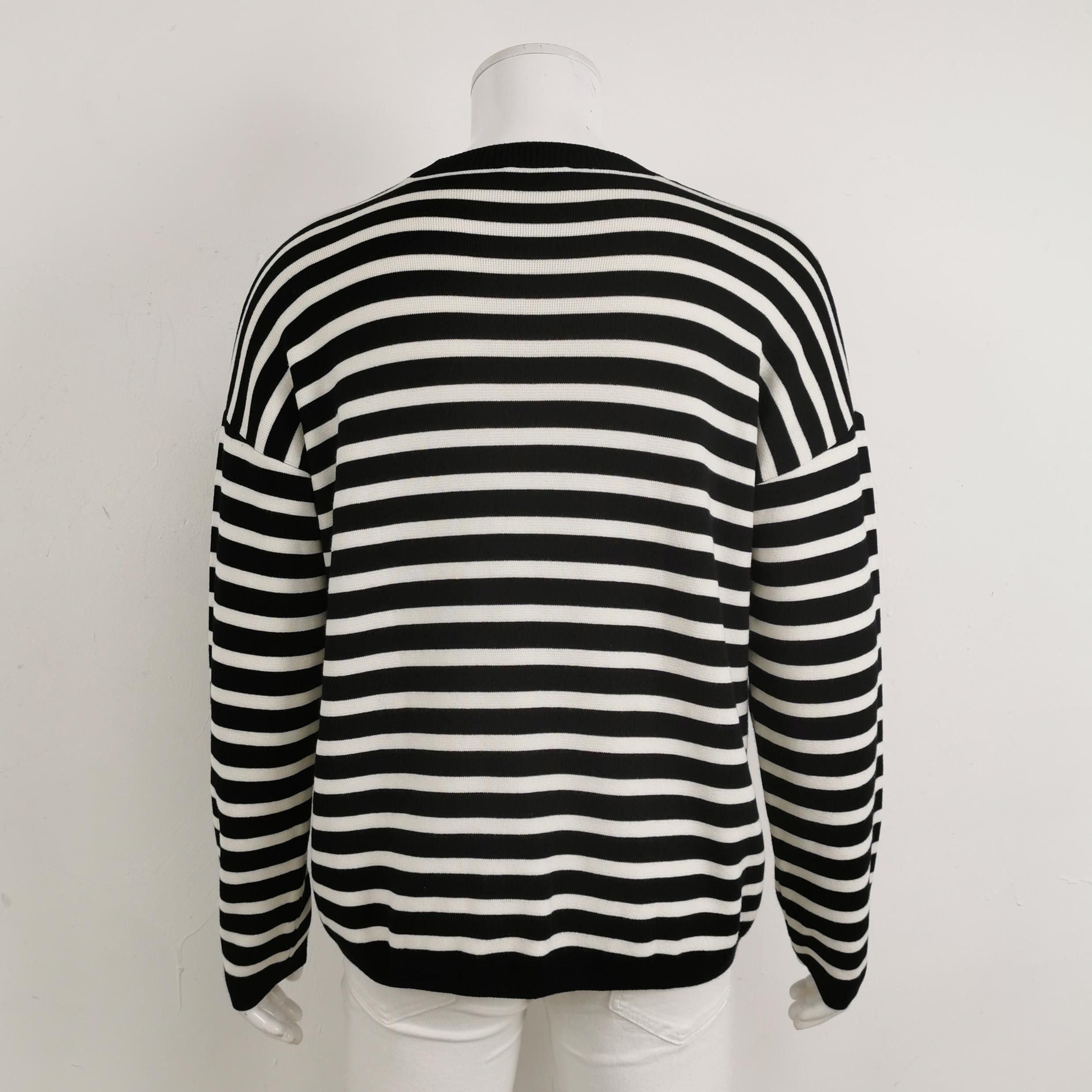 Louis Vuitton AMI Alexandre Mattiussi Striped Knit Sweater L Size US L / EU 52-54 / 3 - 4 Thumbnail