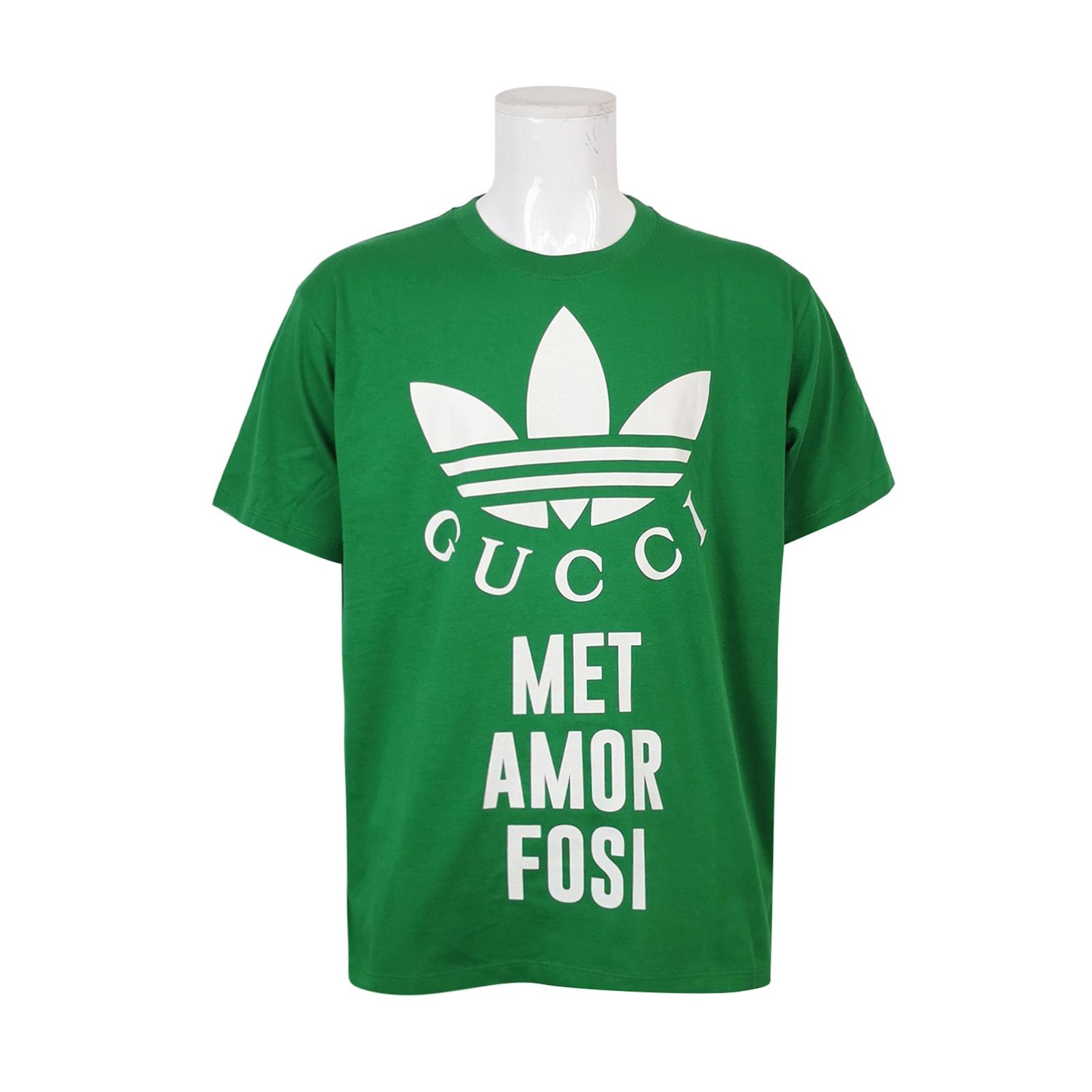Louis Vuitton Gucci x adidas Cotton Logo Crewneck T-Shirt S Size US S / EU 44-46 / 1 - 2 Thumbnail