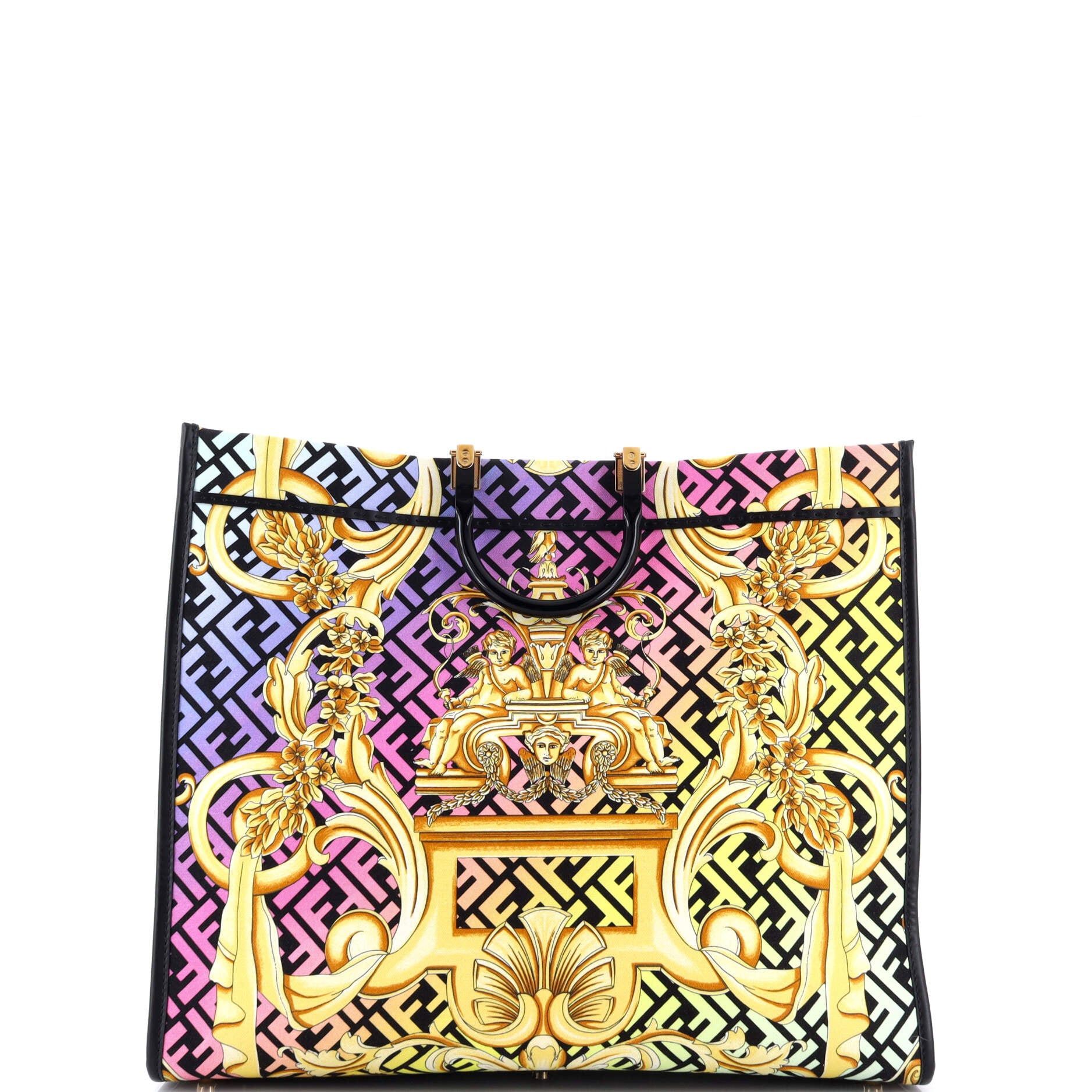 Versace x Fendi Fendace Sunshine Shopper Tote Size ONE SIZE - 3 Thumbnail