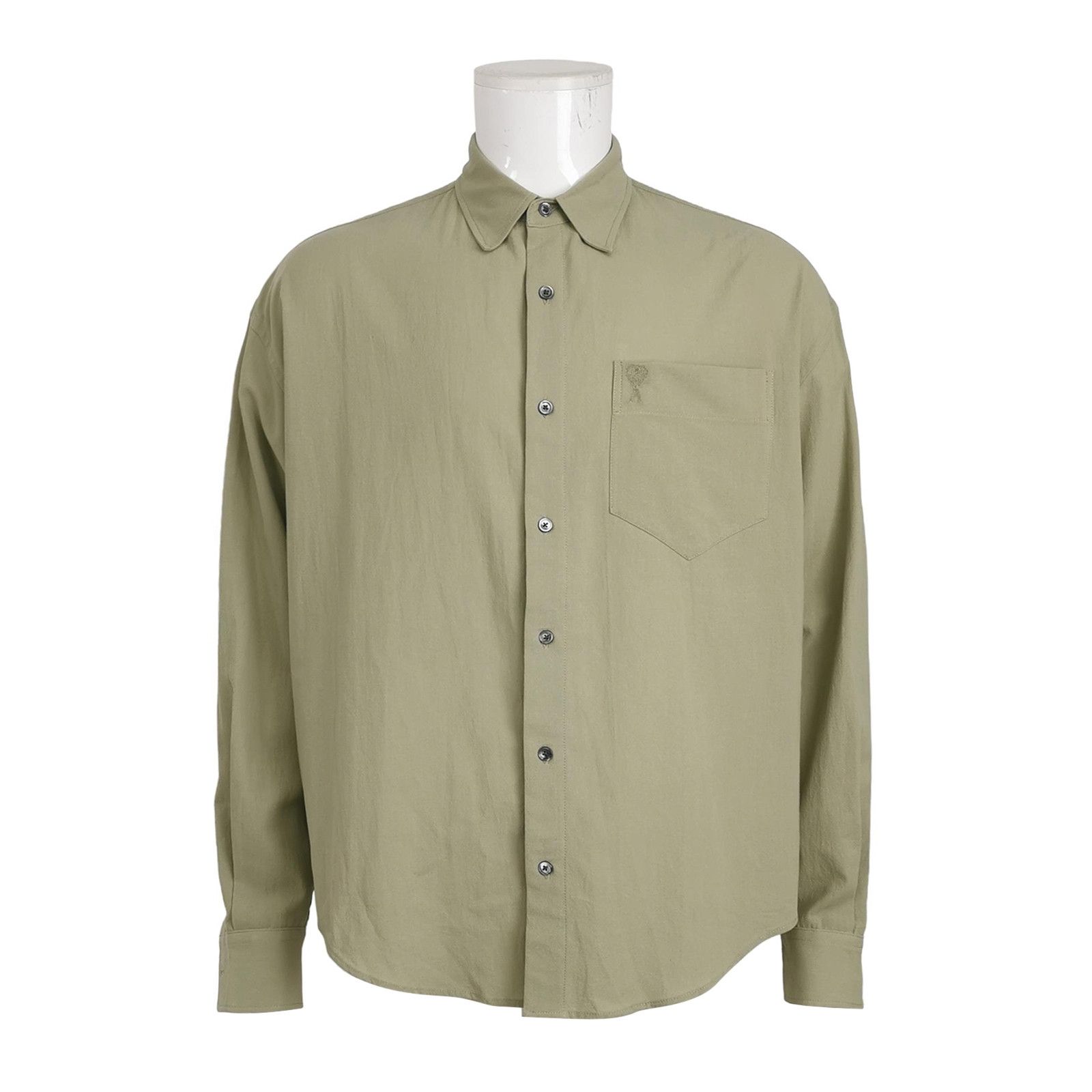 Louis Vuitton Beige Button-Up Shirt with Chest Pocket M Size US M / EU 48-50 / 2 - 2 Thumbnail