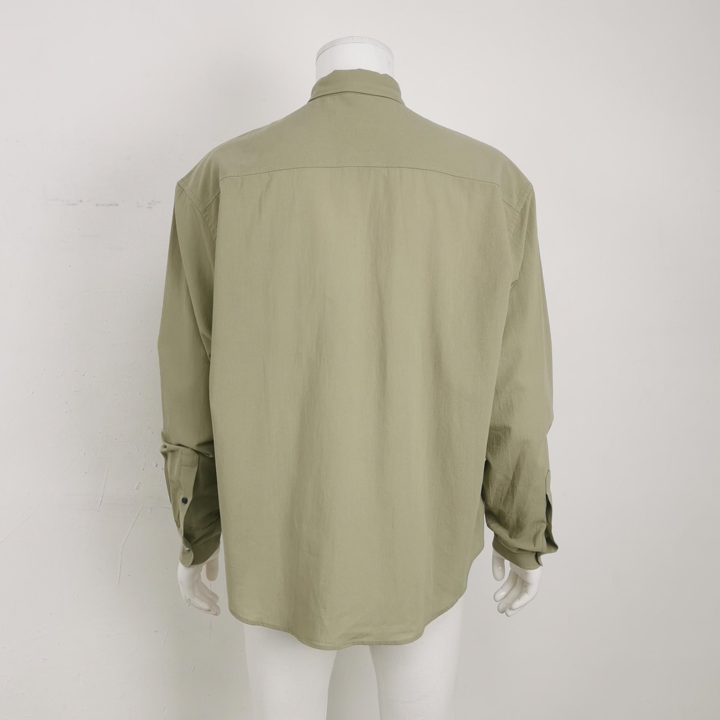 Louis Vuitton Beige Button-Up Shirt with Chest Pocket M Size US M / EU 48-50 / 2 - 4 Thumbnail