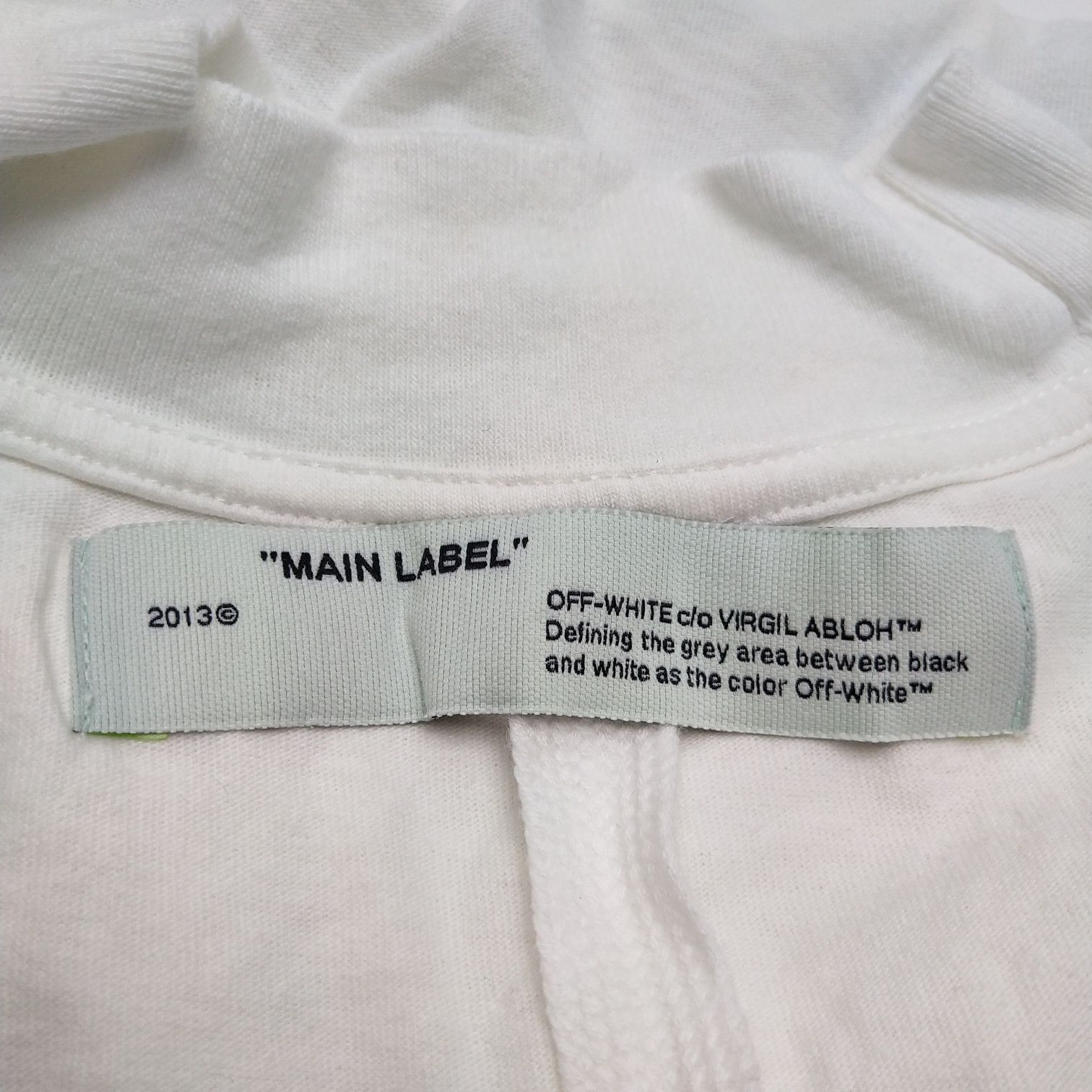 Louis Vuitton Off-White XXS Cotton Logo T-Shirt Size US S / EU 44-46 / 1 - 11 Thumbnail