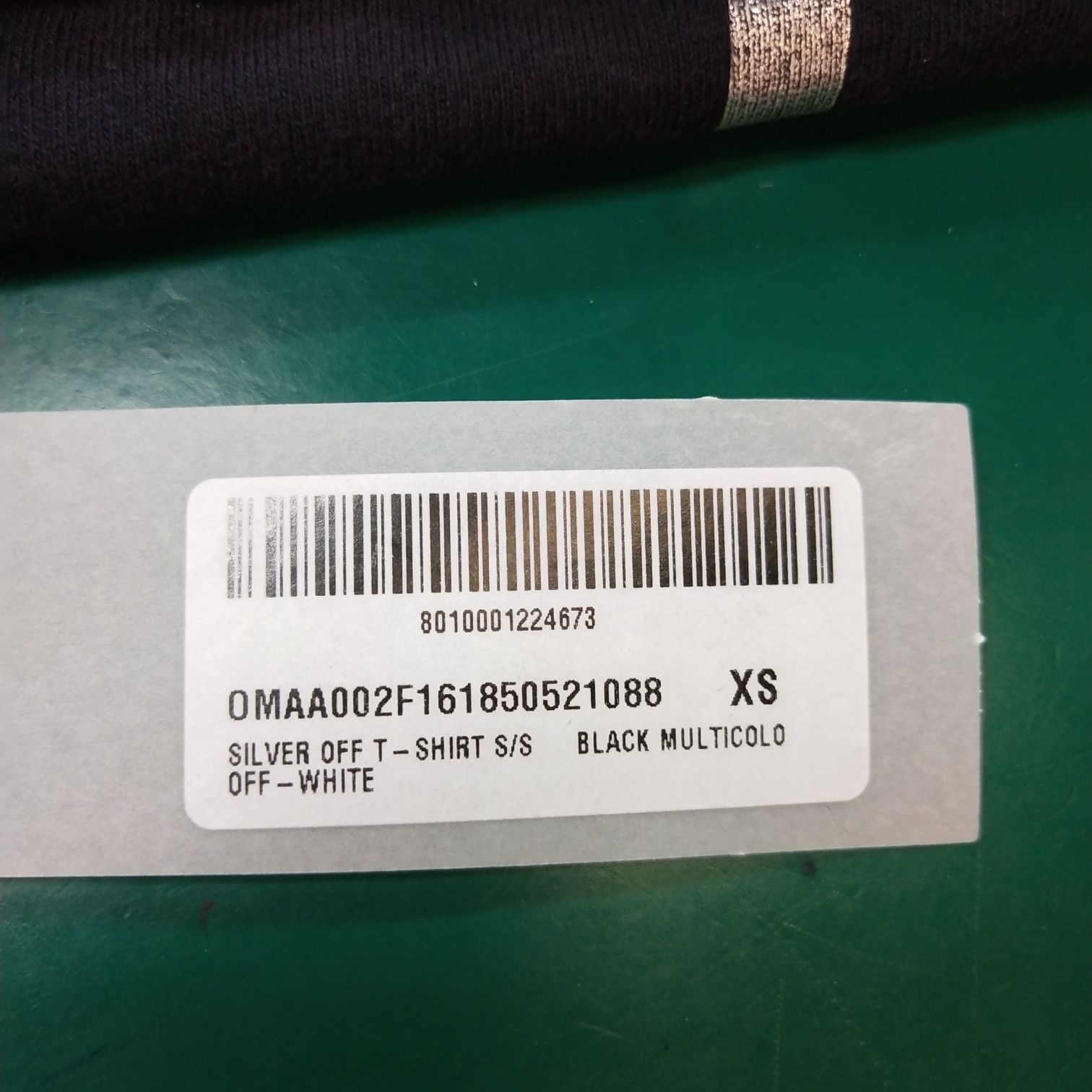 Louis Vuitton Off-White Men's XS Cotton Crewneck Logo T-Shirt Size US XS / EU 42 / 0 - 18 Thumbnail