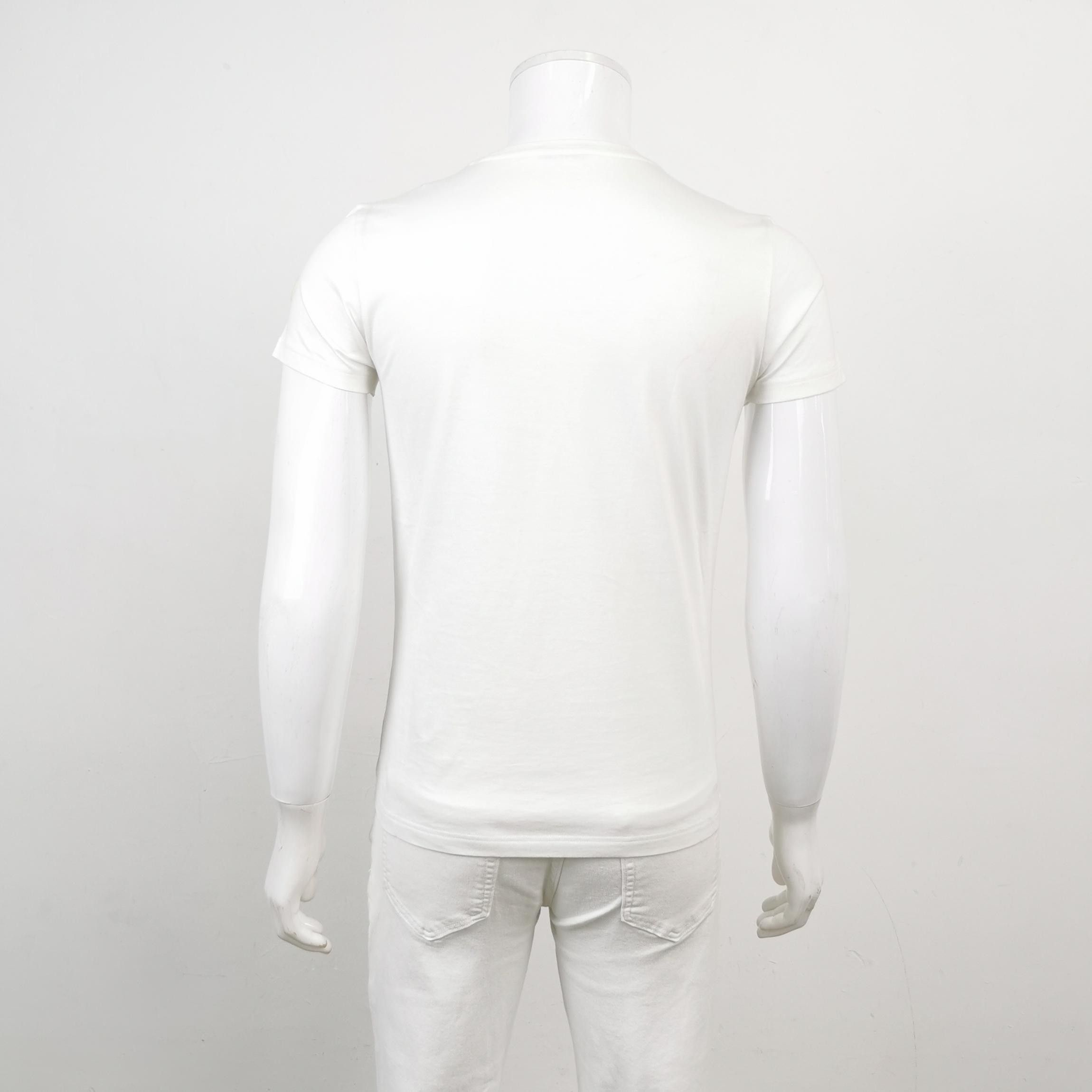 Moncler Moncler M Cotton Solid Crew Neck T-Shirt Size US M / EU 48-50 / 2 - 4 Thumbnail