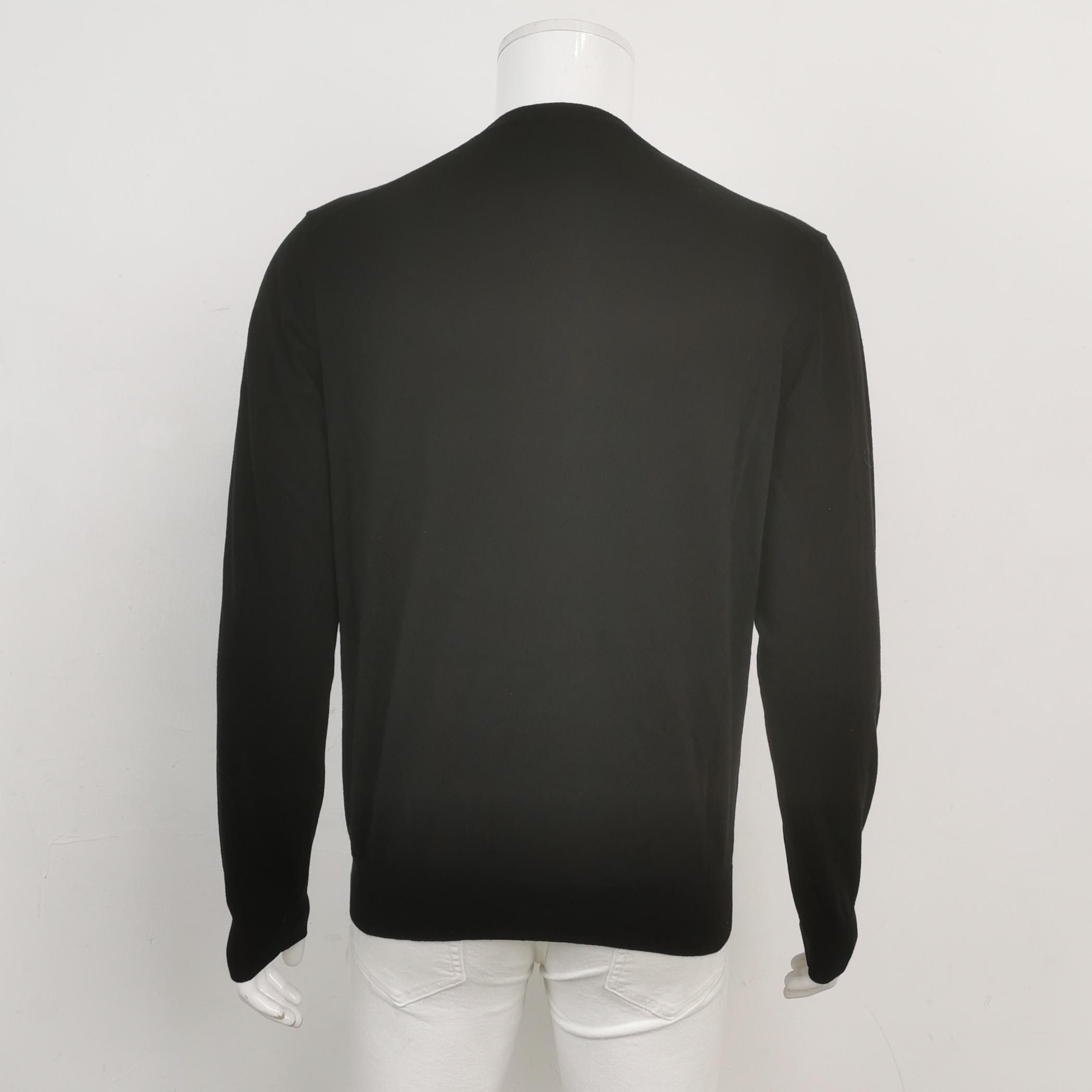 Prada Prada Cotton Crewneck Sweater L Size US L / EU 52-54 / 3 - 3 Thumbnail